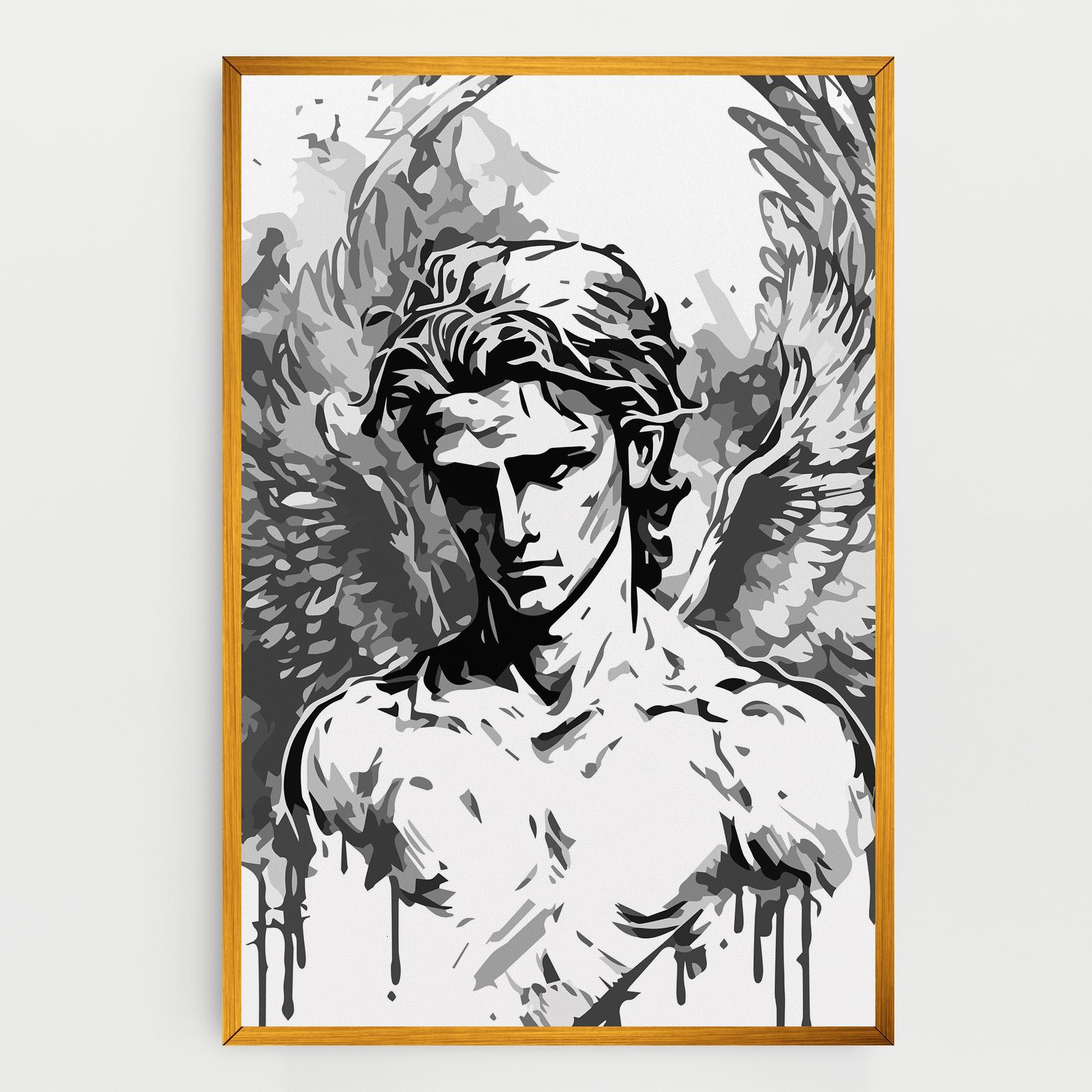 Obraz na Płótnie Beautiful Angel mockup 0