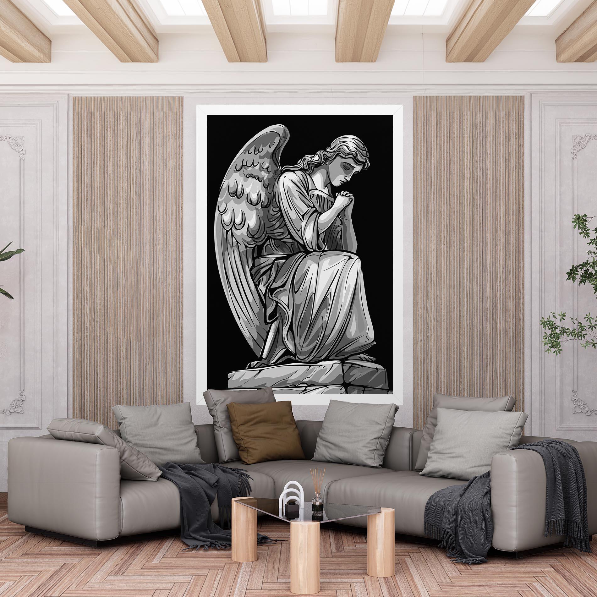 Obraz na Płótnie Pray Angel mockup 6