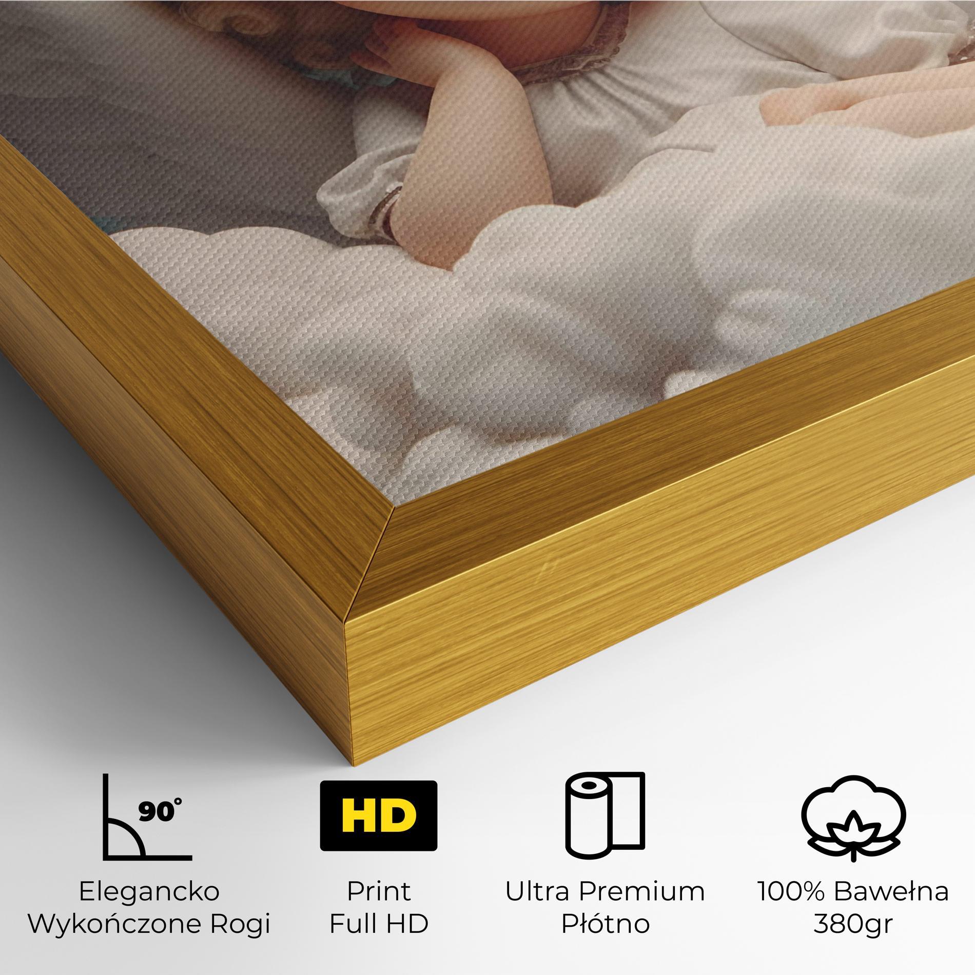 Obraz na Płótnie Statue Baby Angel mockup 4