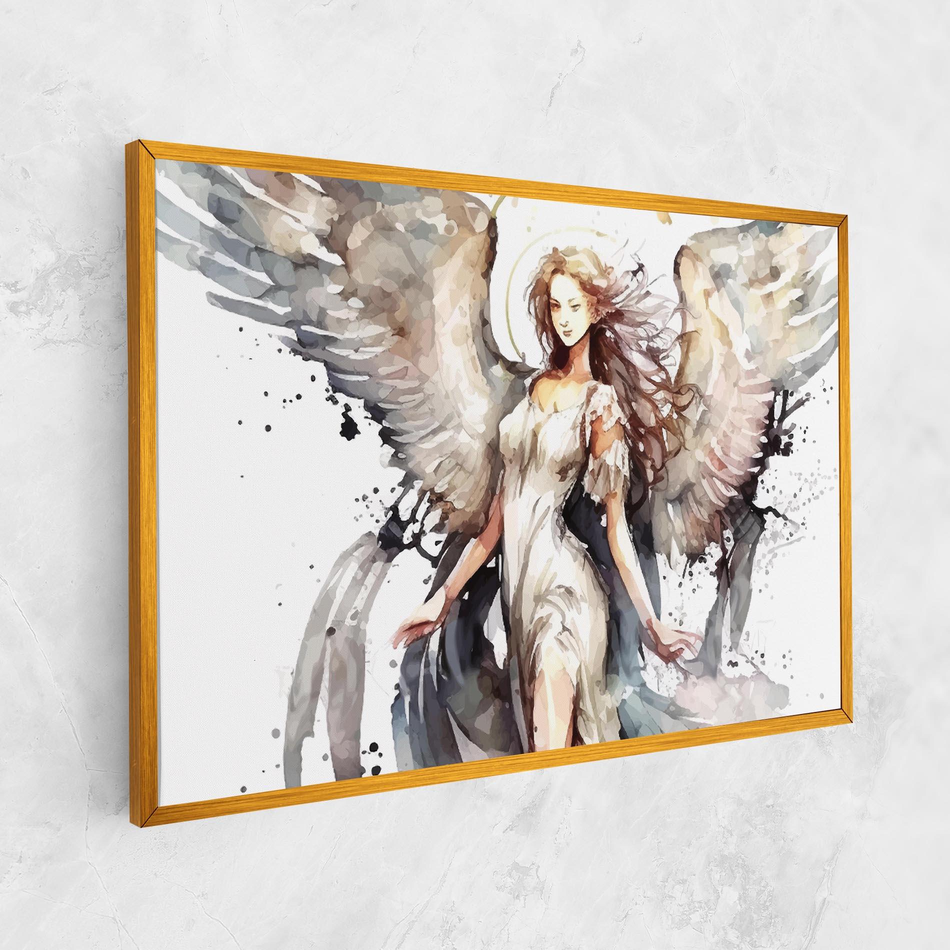 Obraz na Płótnie Angel Lady mockup 1