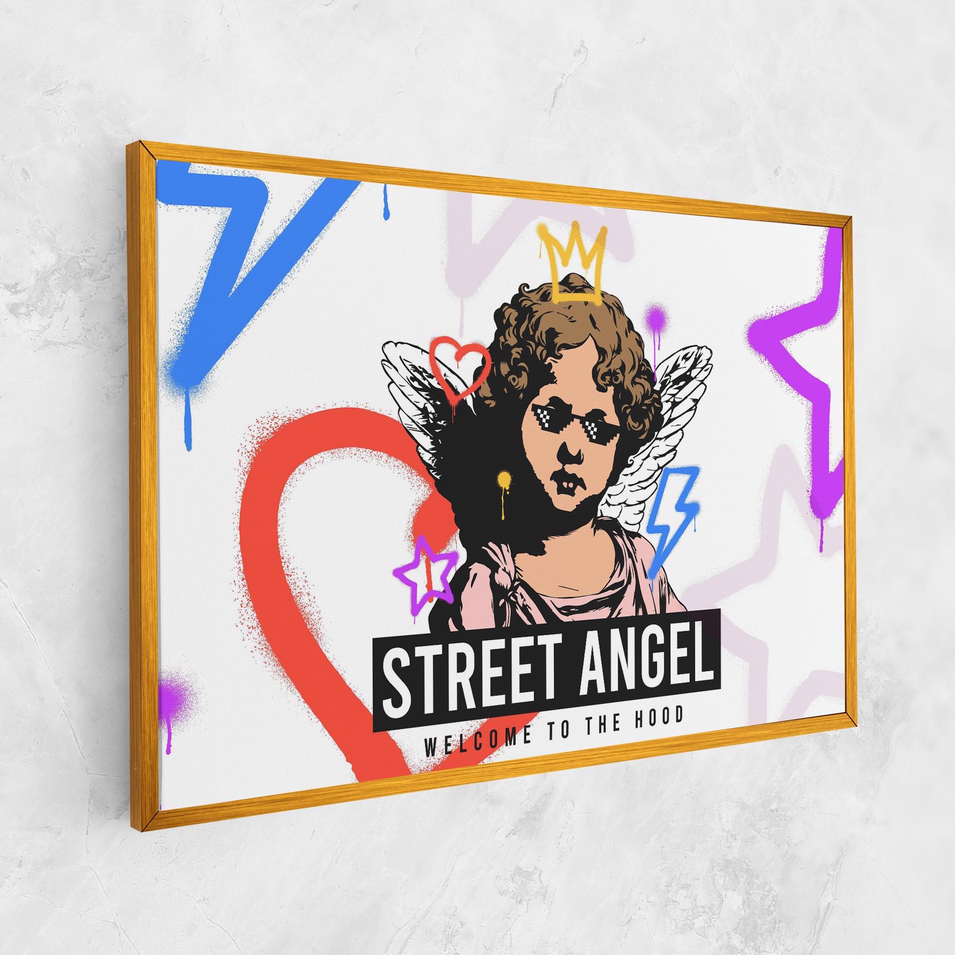 Obraz na Płótnie Hood Angel mockup 1