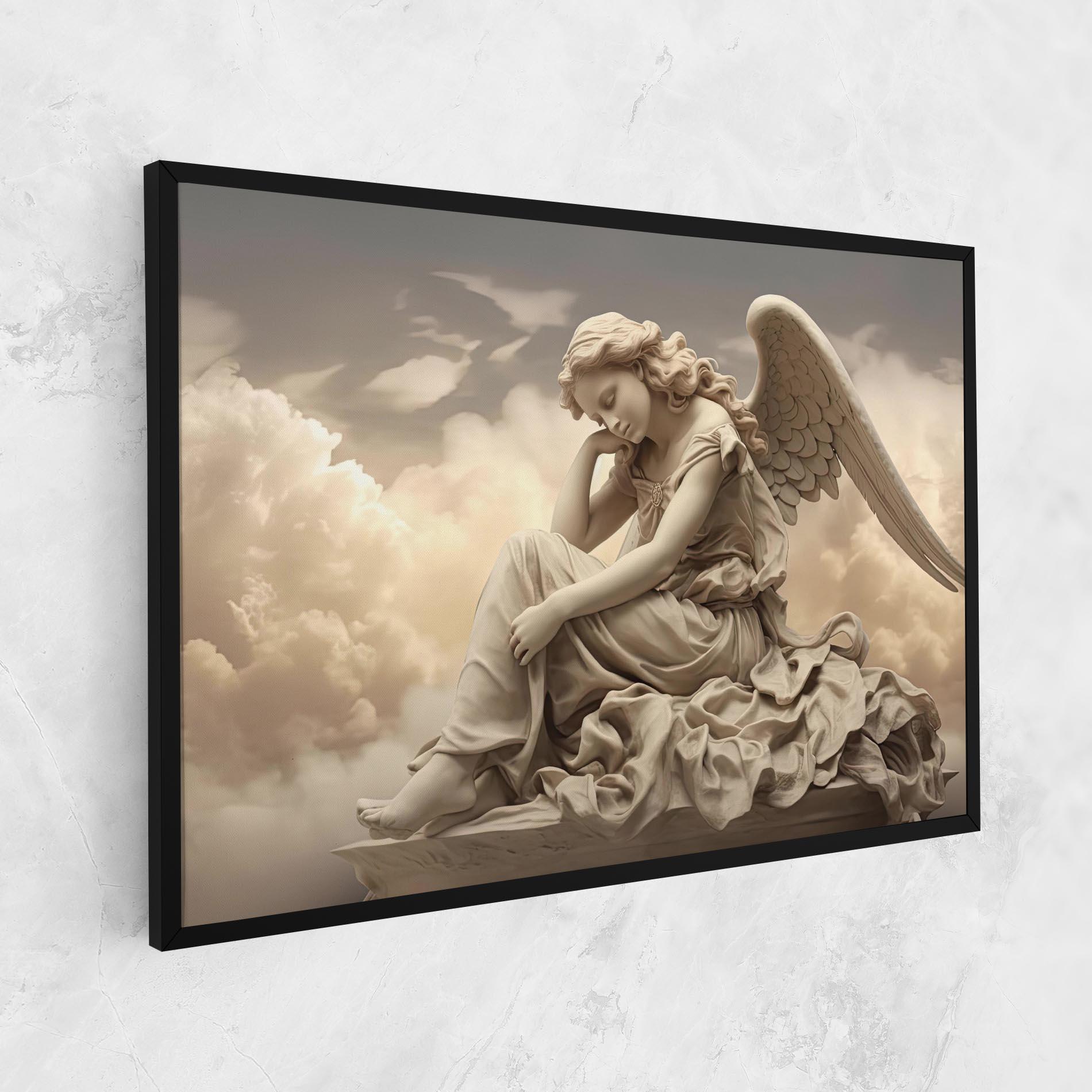 Obraz na Płótnie Angel Guardian Cloud mockup 1