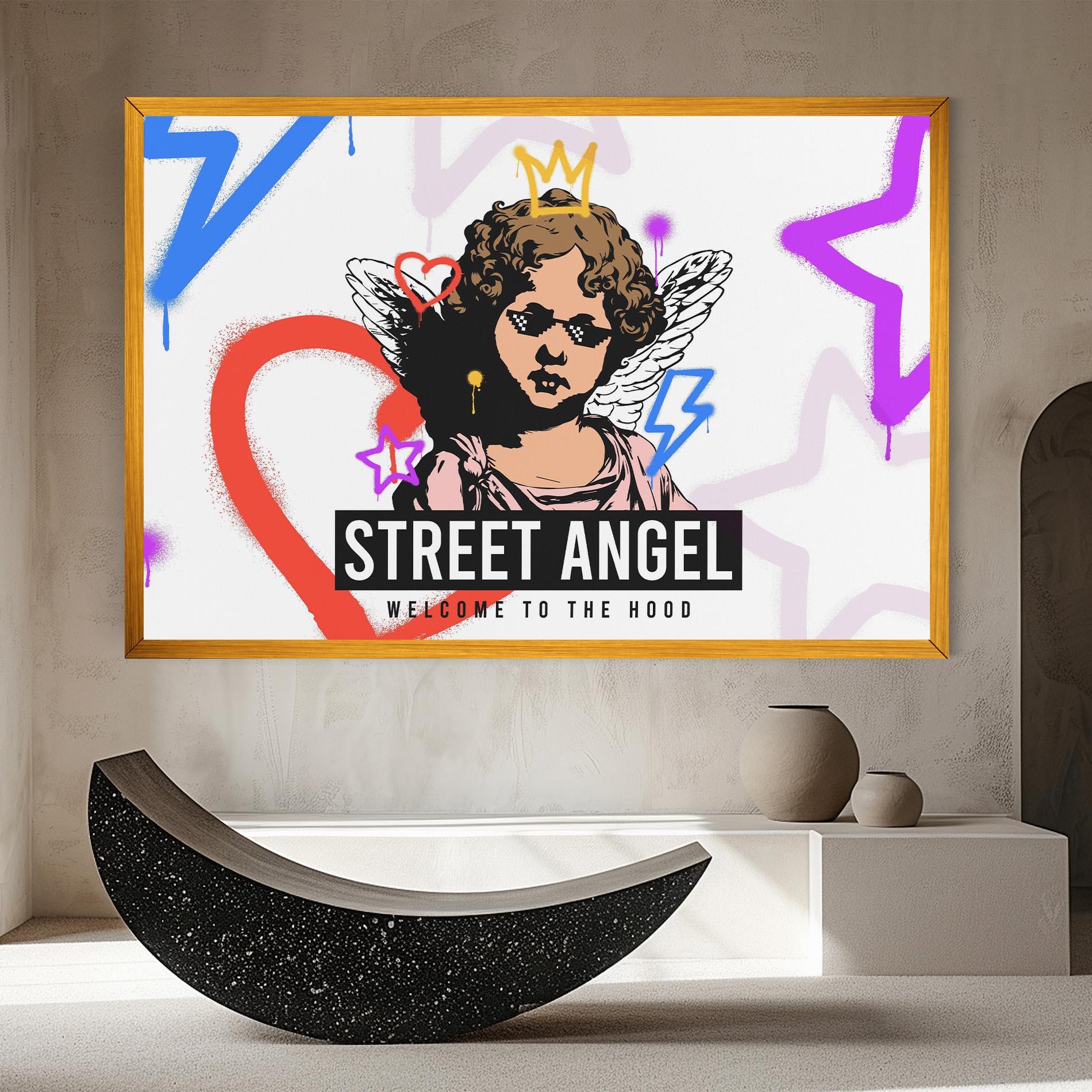 Obraz na Płótnie Hood Angel mockup 8