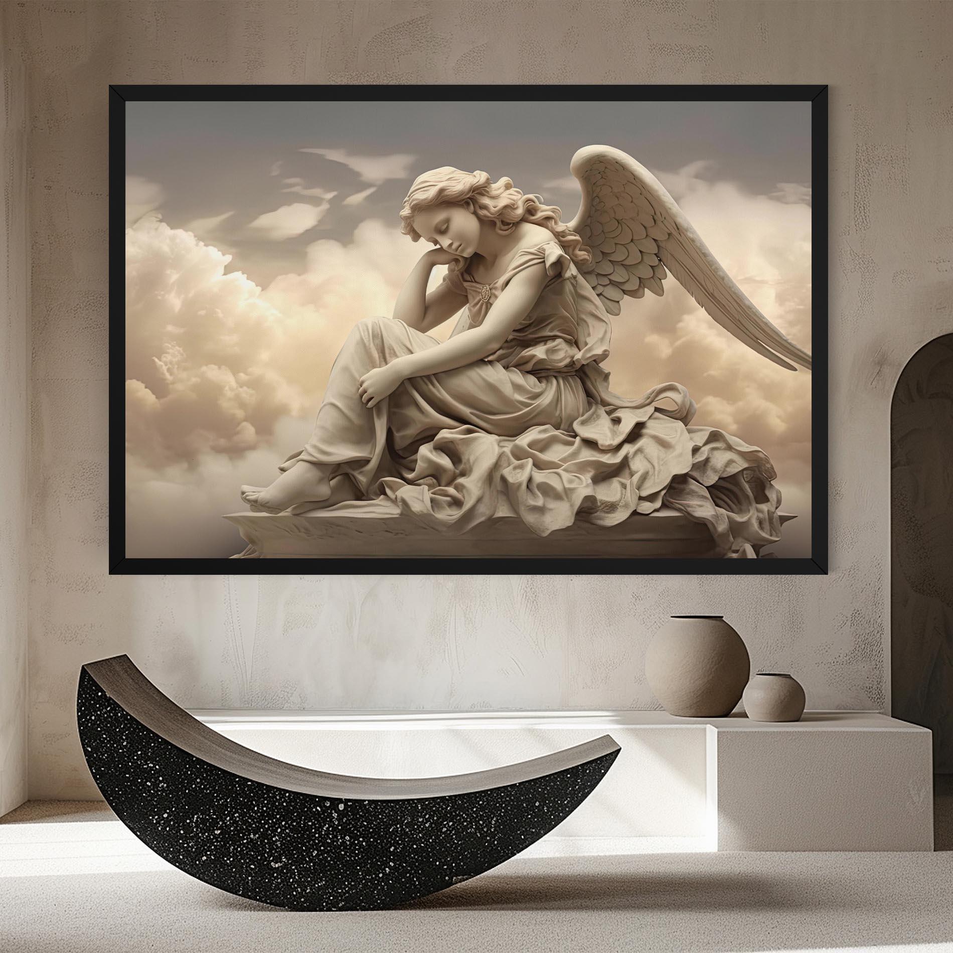 Obraz na Płótnie Angel Guardian Cloud mockup 8