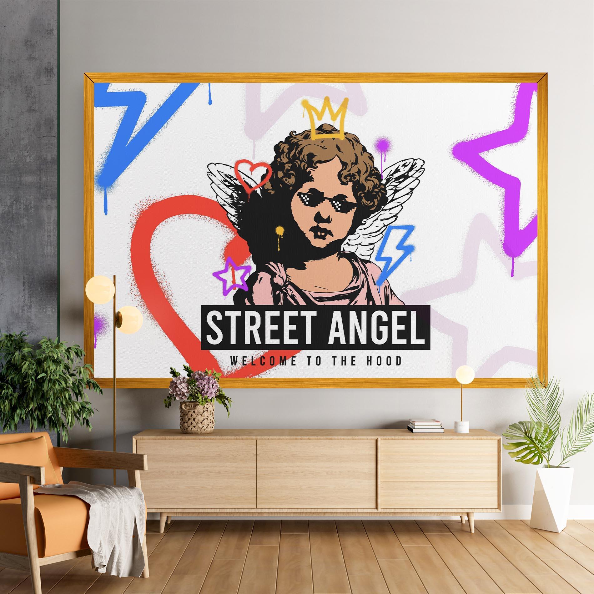 Obraz na Płótnie Hood Angel mockup 9