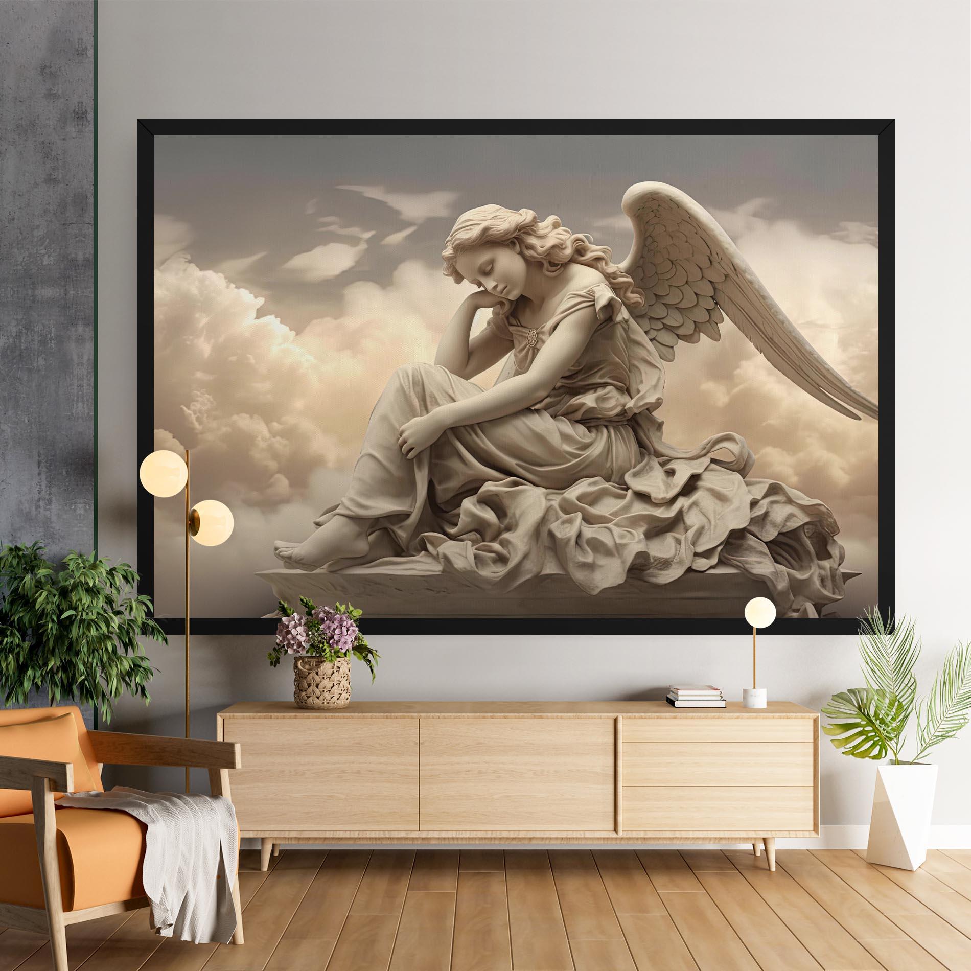 Obraz na Płótnie Angel Guardian Cloud mockup 9