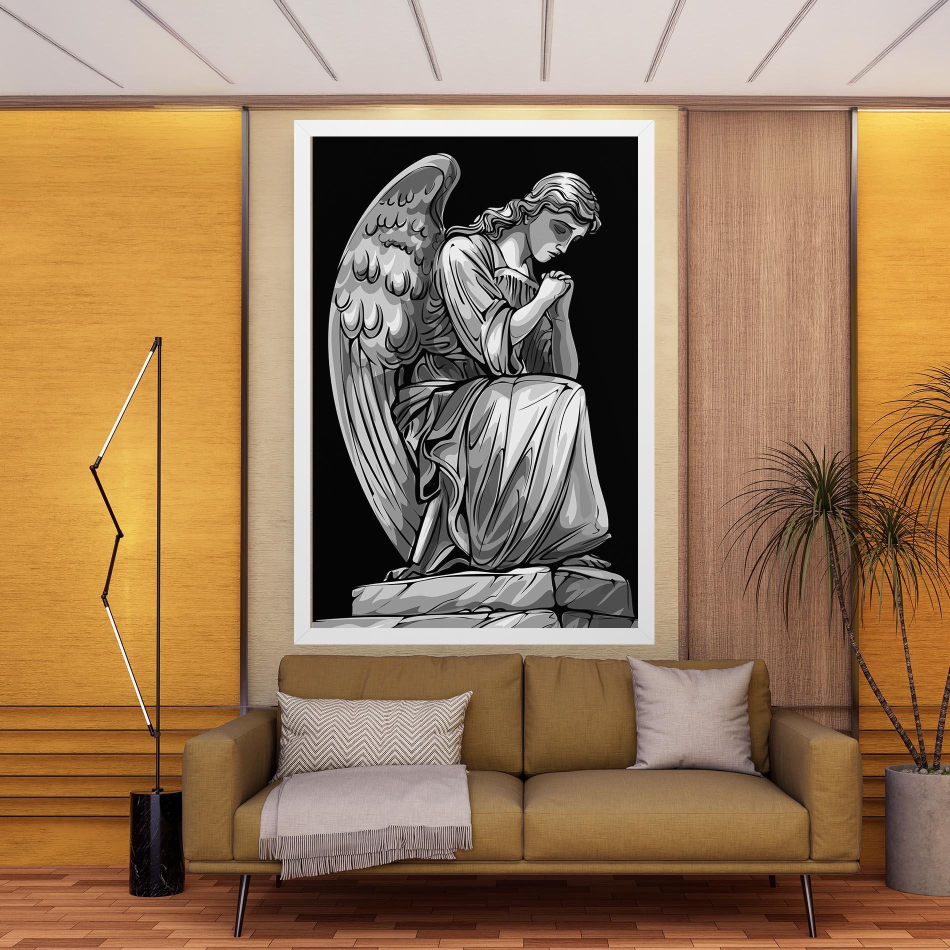 Obraz na Płótnie Pray Angel mockup 9
