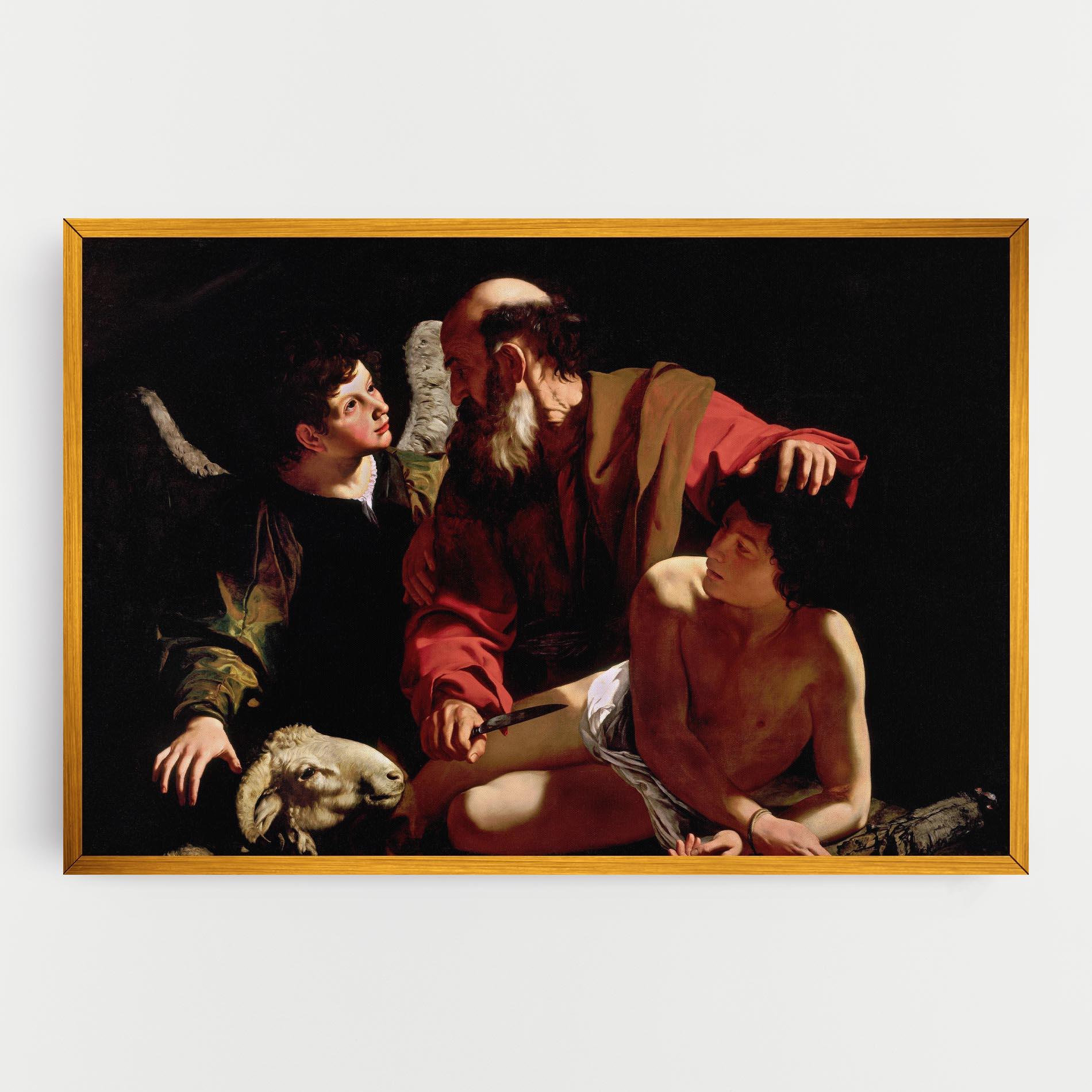 Obraz na Płótnie Sacrifice Of Isaac mockup 0