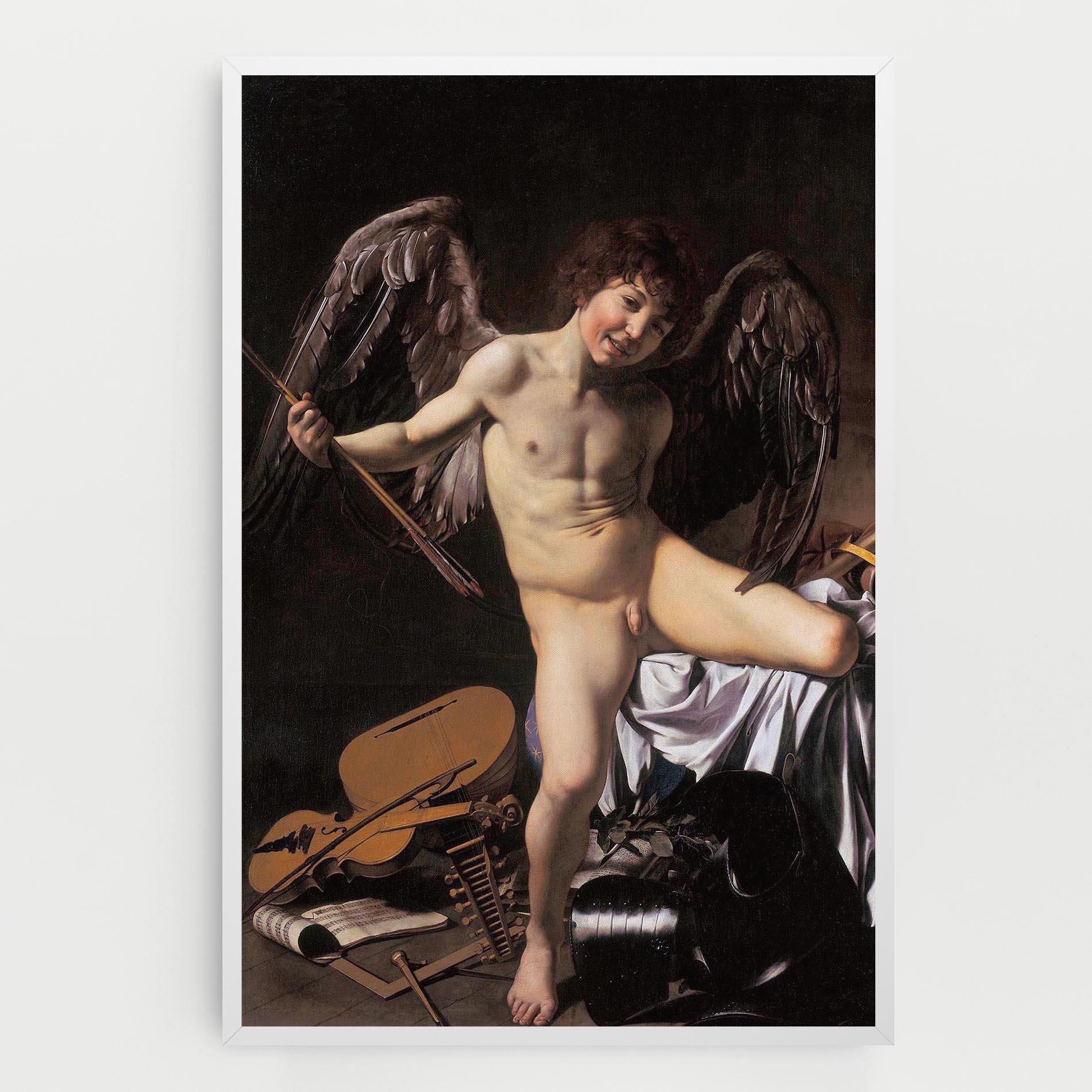 Obraz na Płótnie Amor Vincet Omnia mockup 0