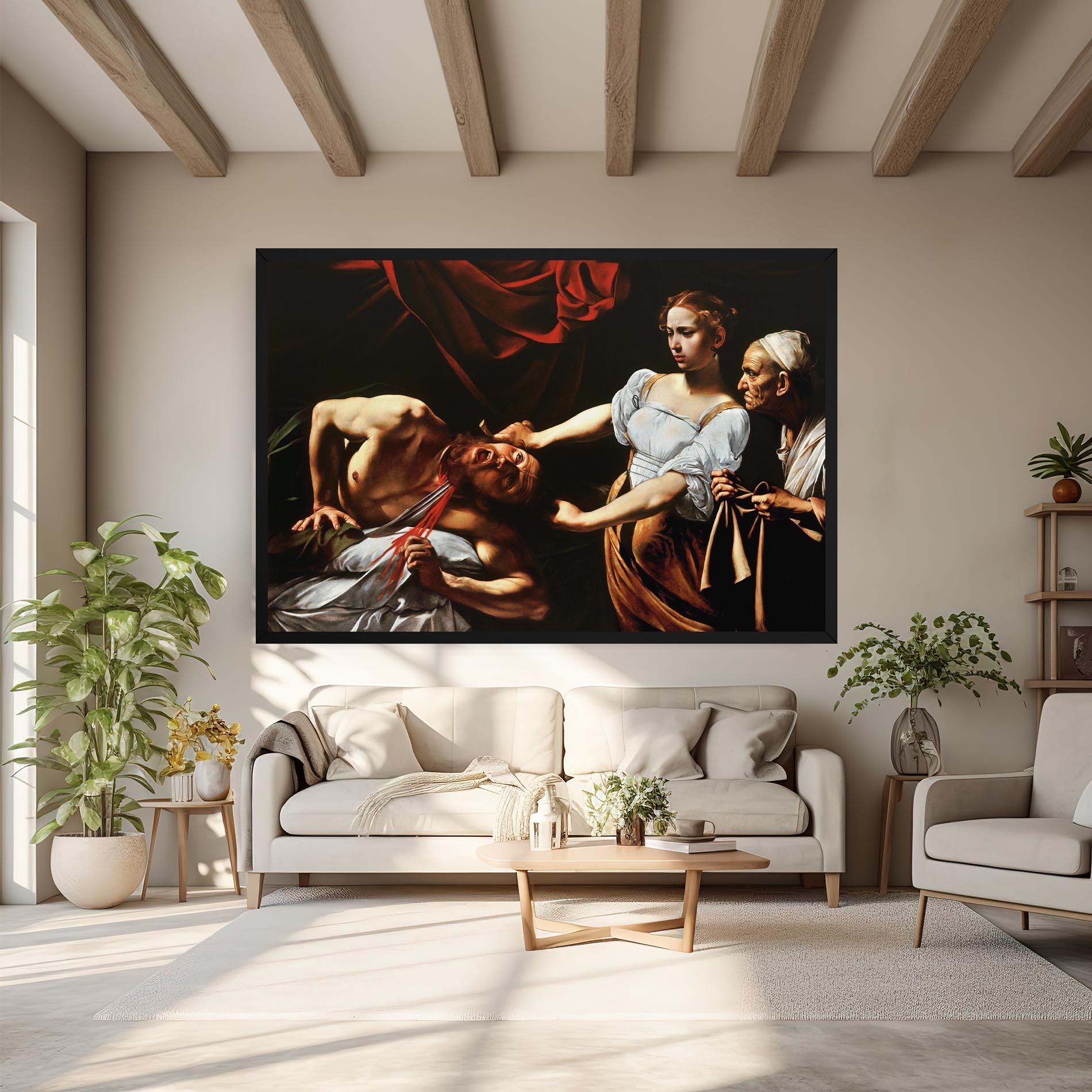 Obraz na Płótnie Judith Beheading mockup 6