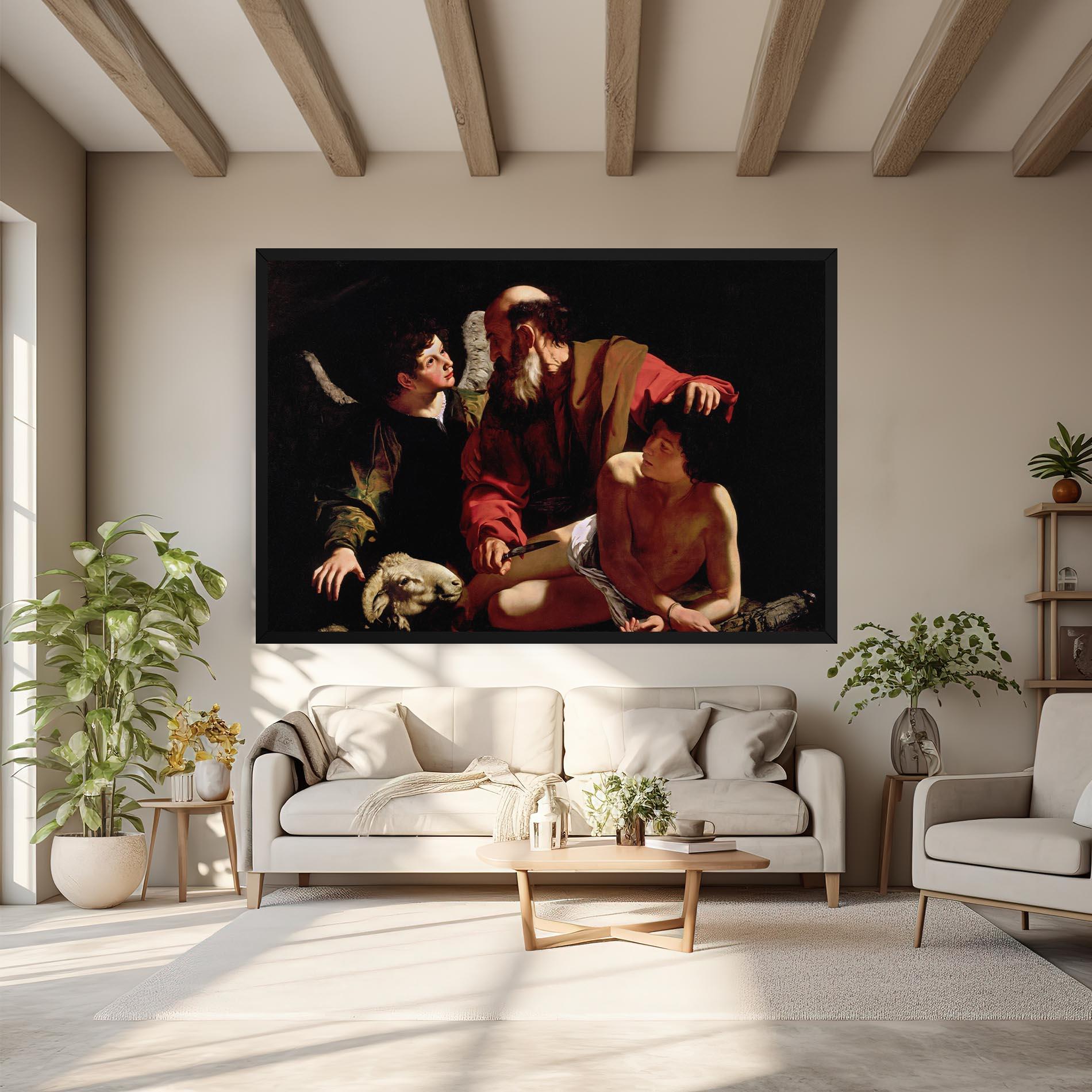 Obraz na Płótnie Sacrifice Of Isaac mockup 6