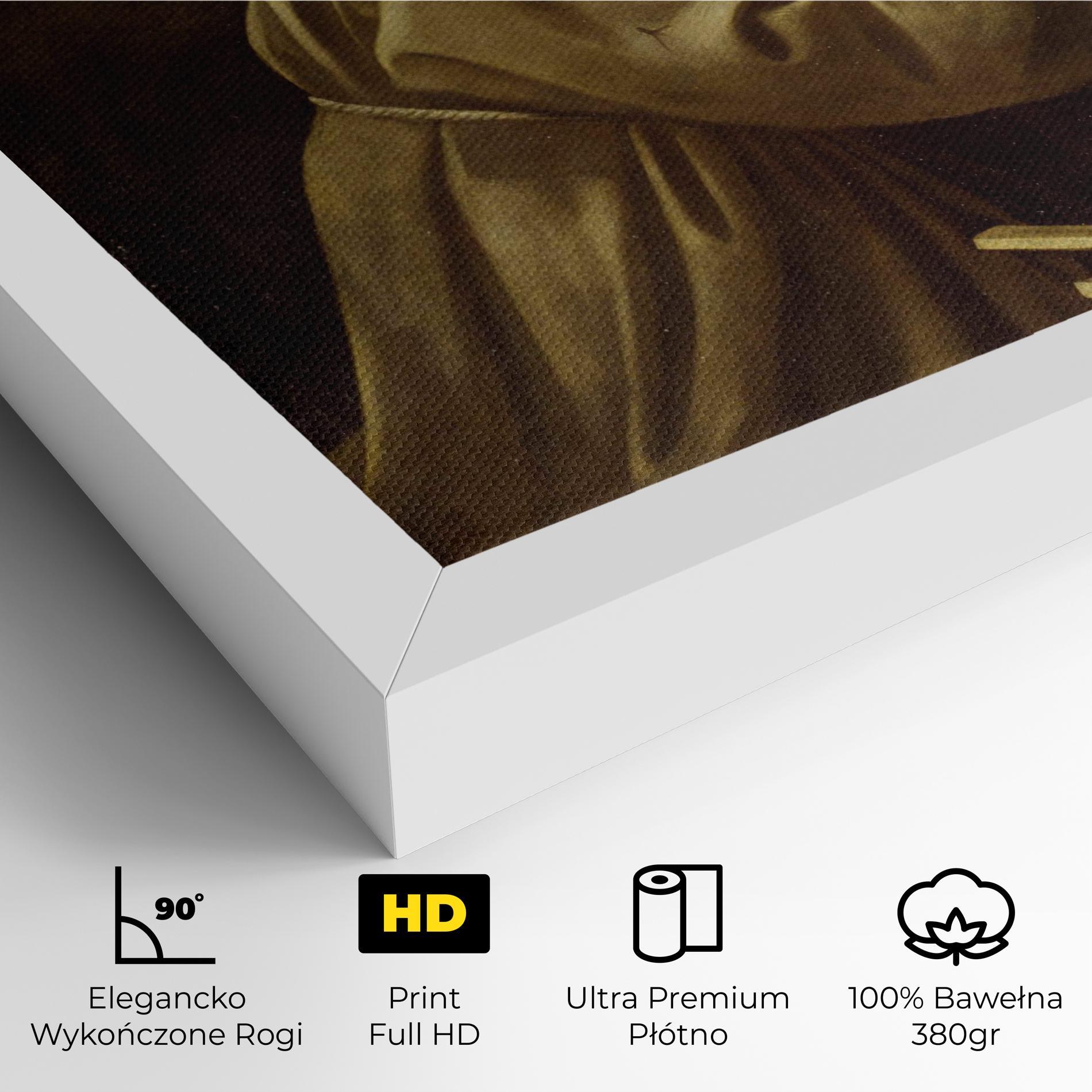 Obraz na Płótnie Caravaggio Francis Prayer mockup 4