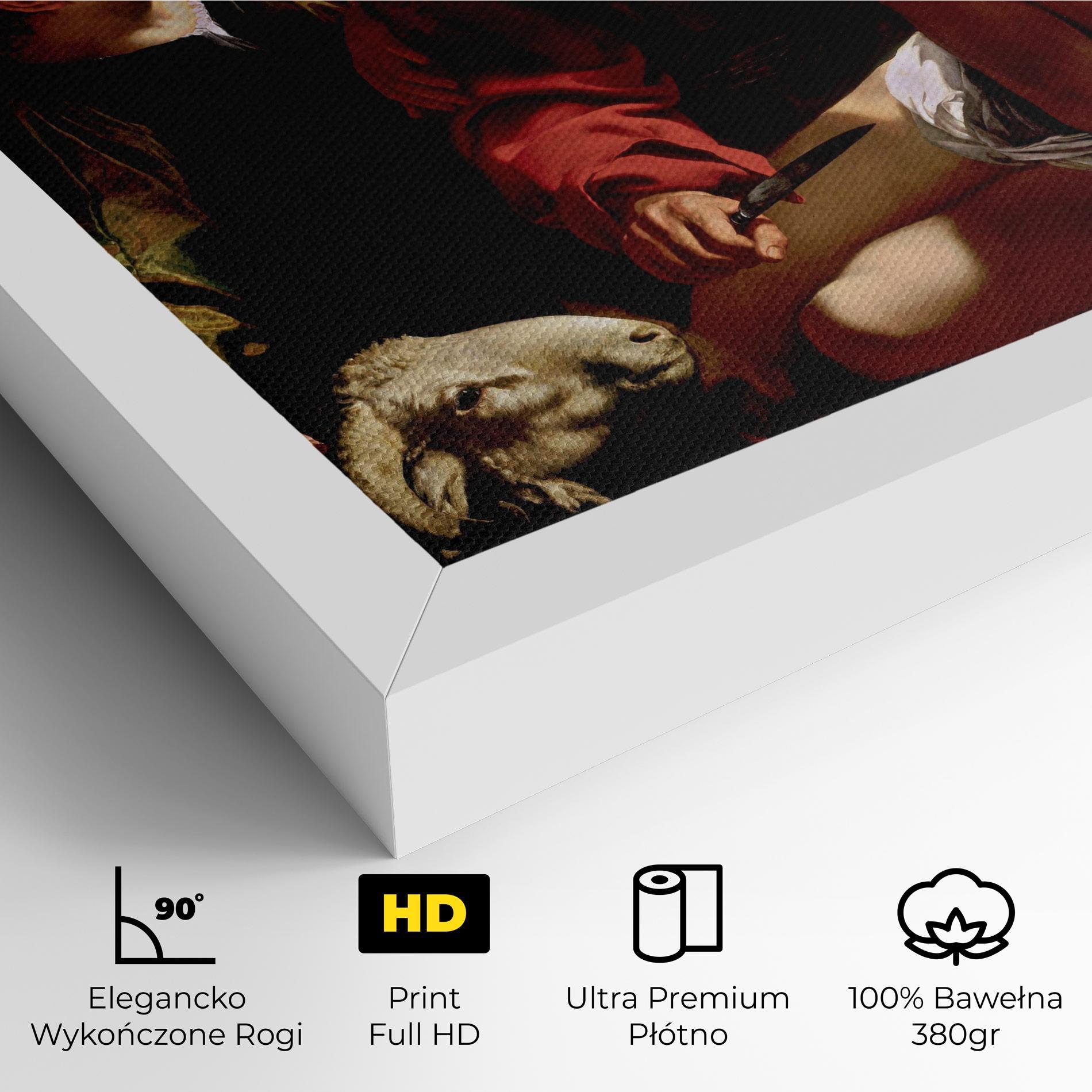 Obraz na Płótnie Sacrifice Of Isaac mockup 4