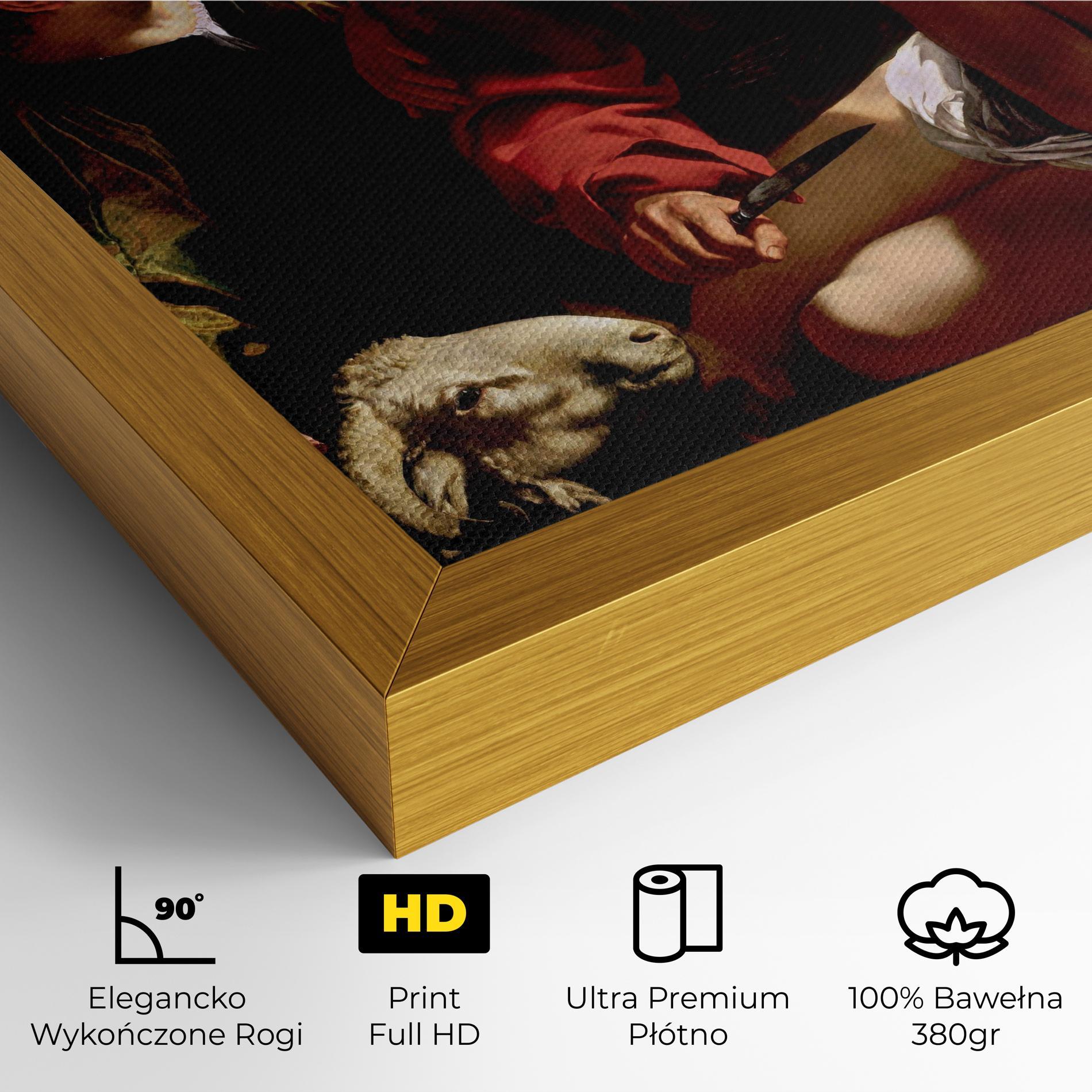 Obraz na Płótnie Sacrifice Of Isaac mockup 4