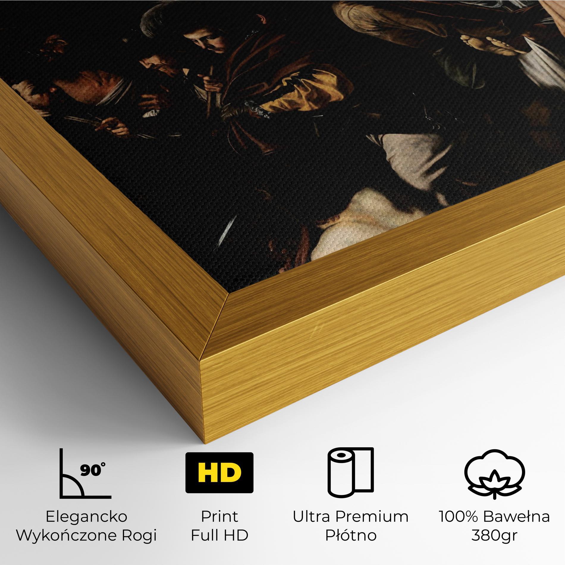 Obraz na Płótnie Sette Opere Di Misericordia mockup 4