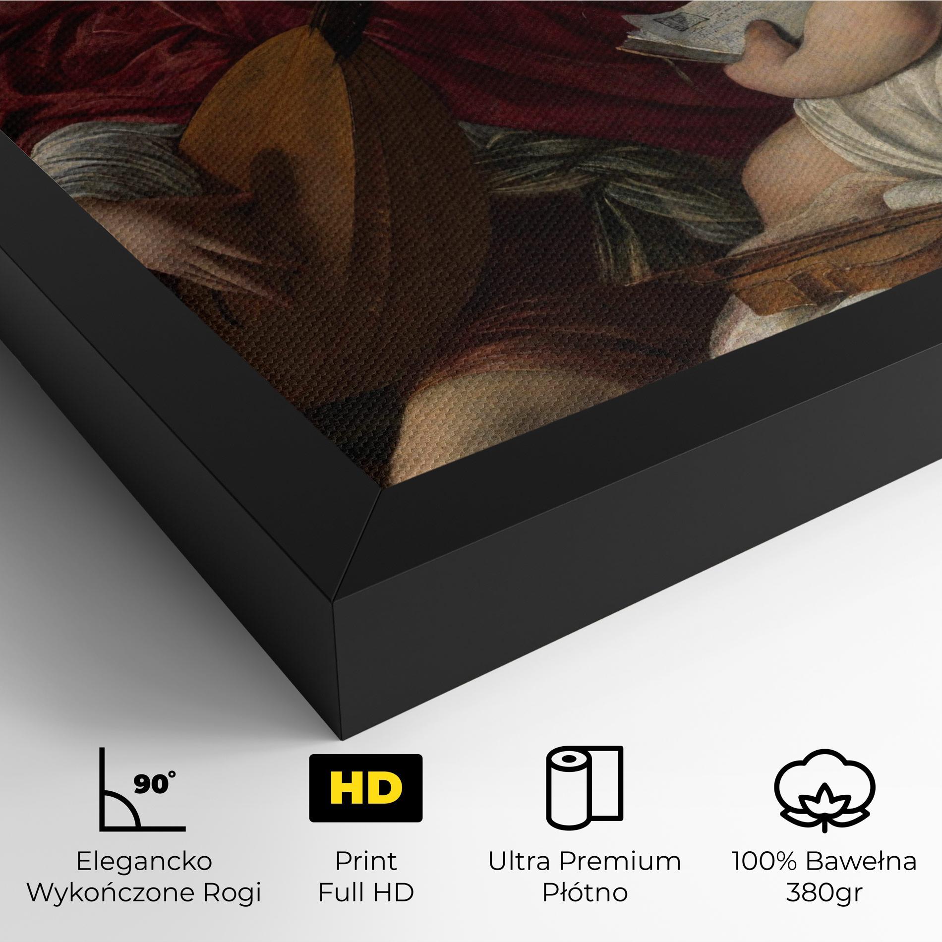 Obraz na Płótnie Caravaggio Musici mockup 4