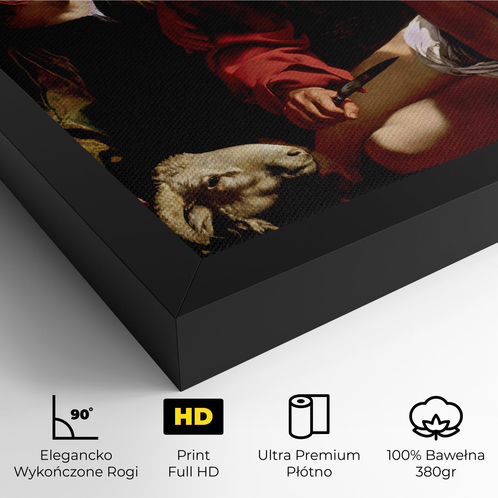 Obraz na Płótnie Sacrifice Of Isaac mockup 4