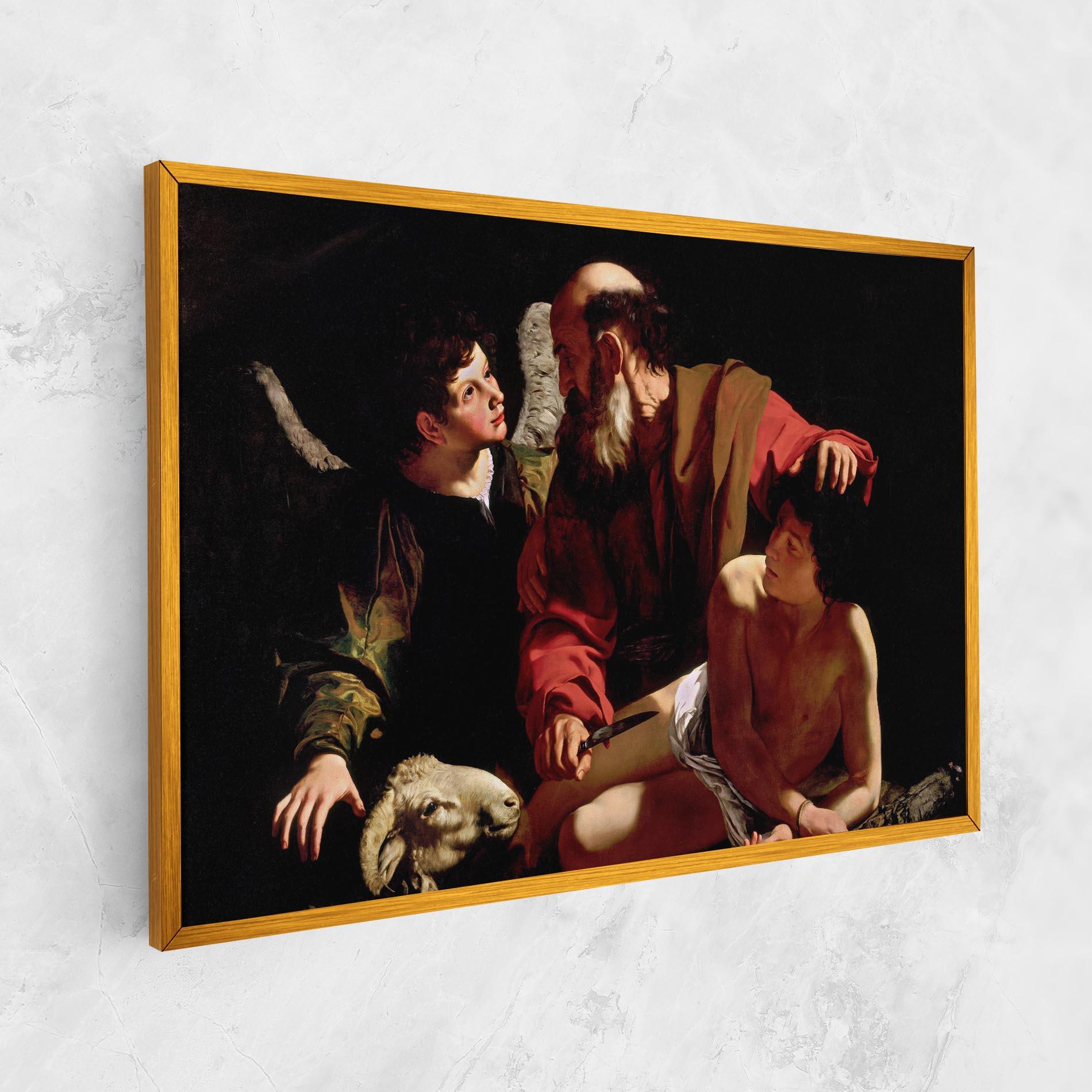 Obraz na Płótnie Sacrifice Of Isaac mockup 1