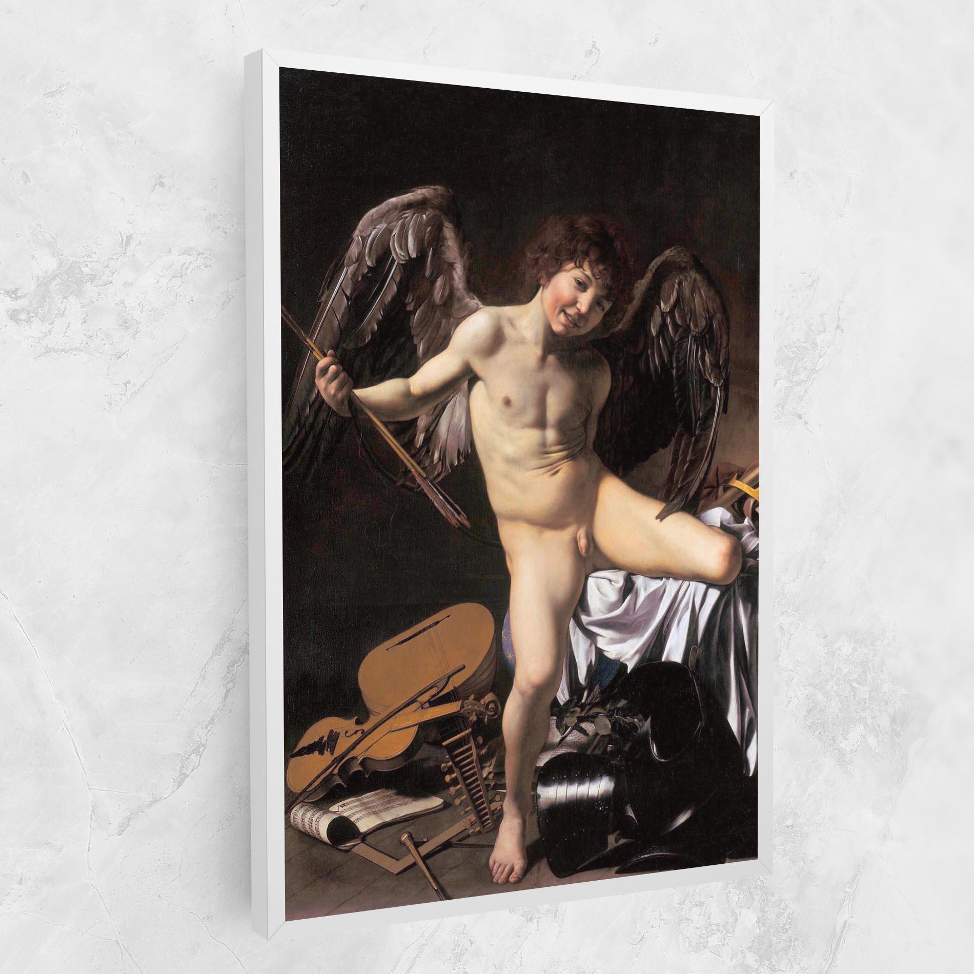 Obraz na Płótnie Amor Vincet Omnia mockup 1