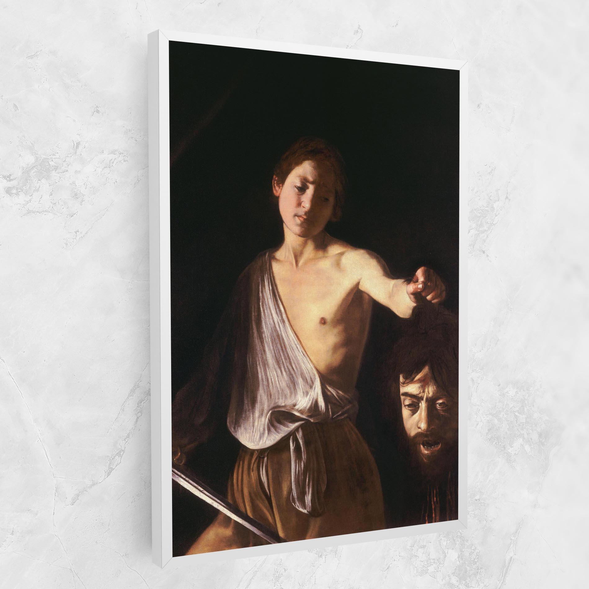 Obraz na Płótnie David With The Head Of Goliath mockup 1