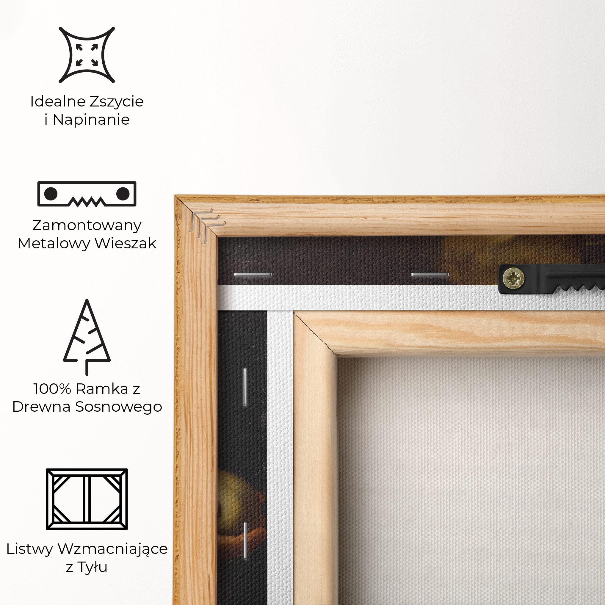 Obraz na Płótnie Caravaggio Francis Prayer mockup 5