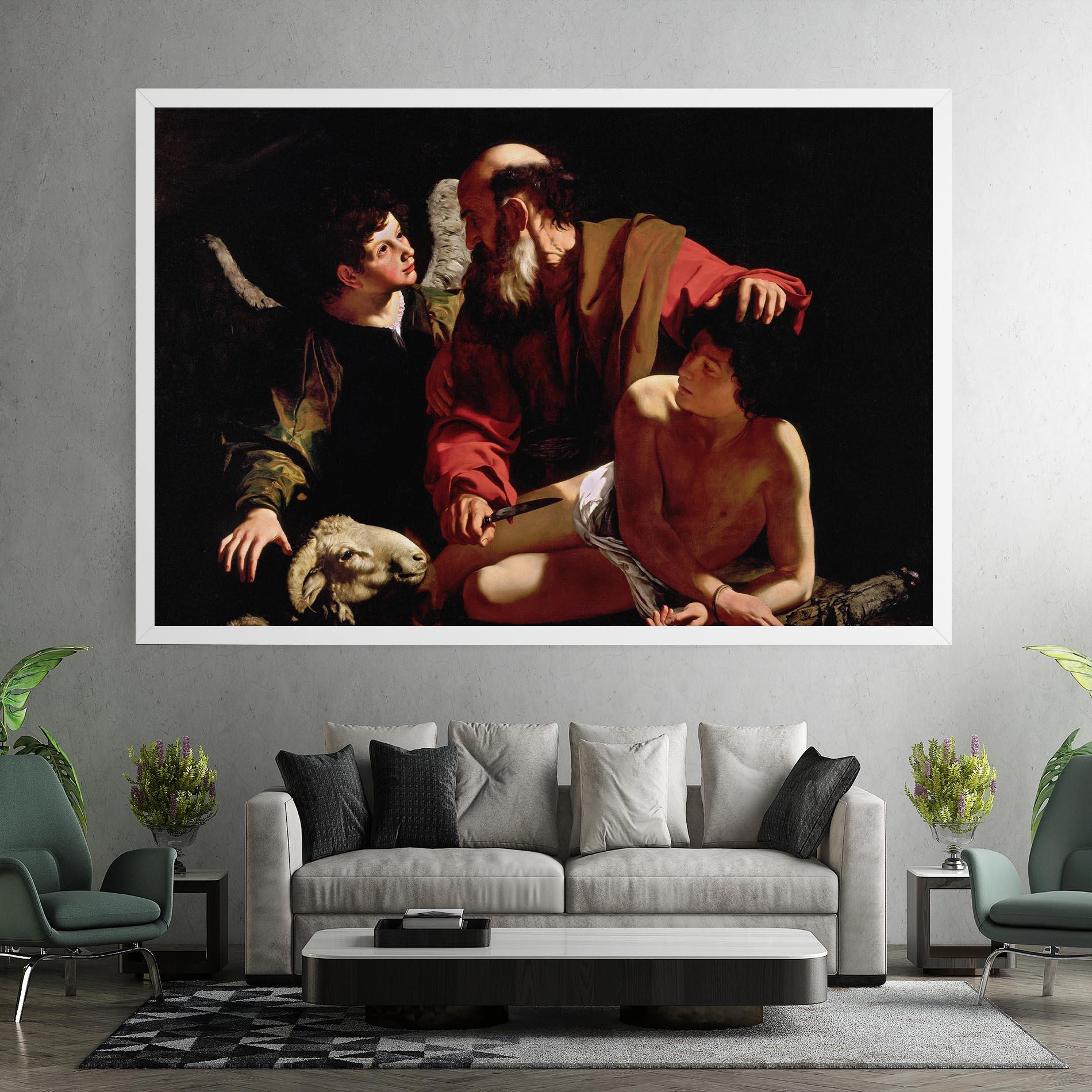 Obraz na Płótnie Sacrifice Of Isaac mockup 7