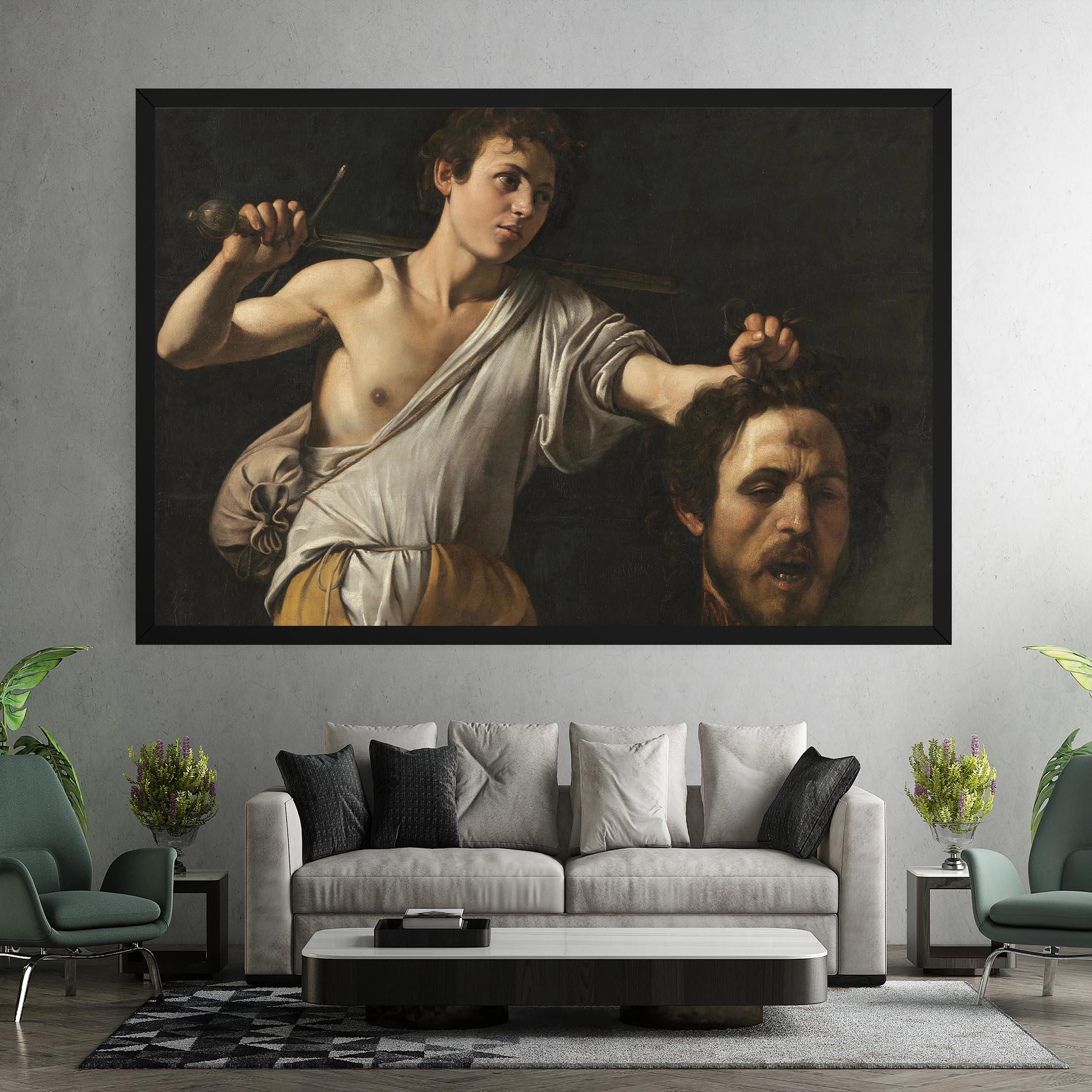 Obraz na Płótnie The Head Of Goliath mockup 7