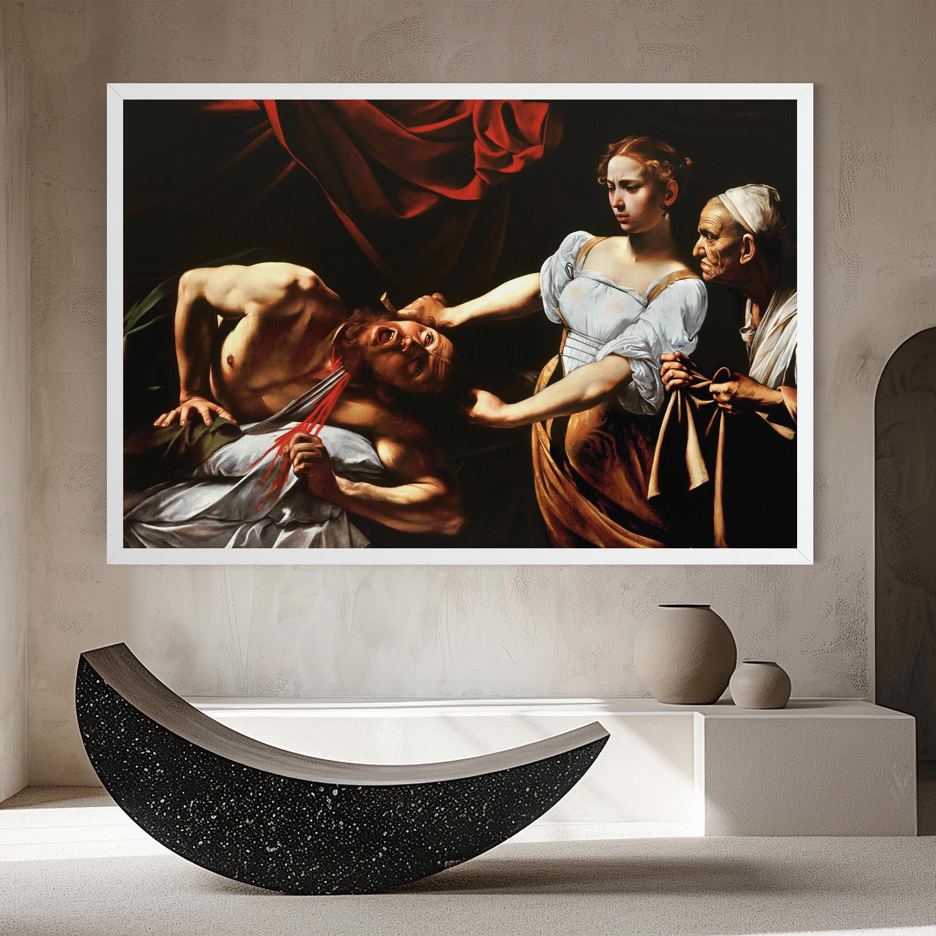 Obraz na Płótnie Judith Beheading mockup 8