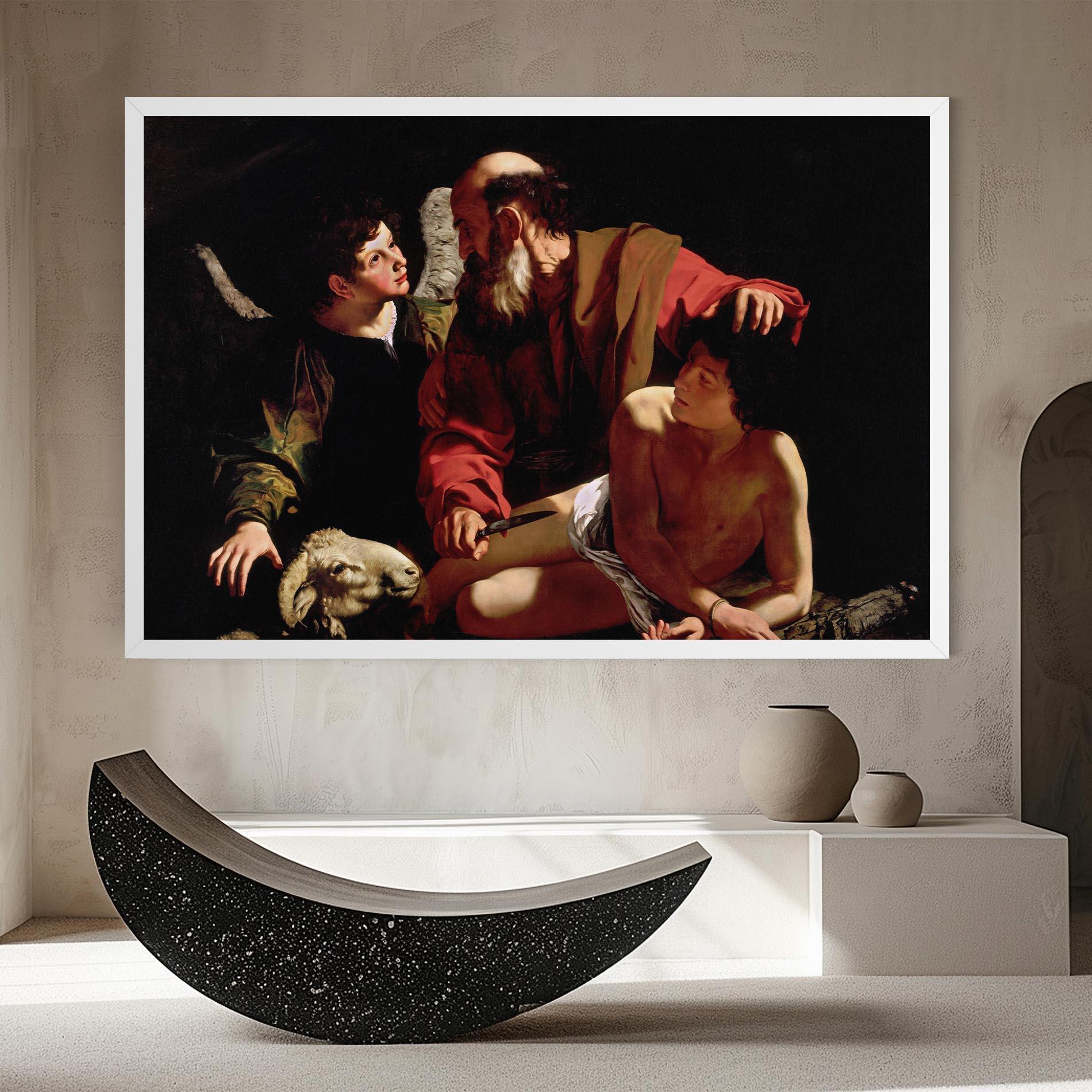 Obraz na Płótnie Sacrifice Of Isaac mockup 8