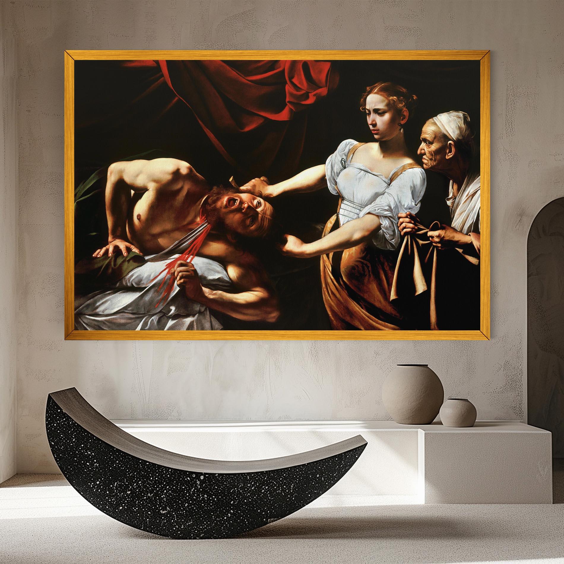 Obraz na Płótnie Judith Beheading mockup 8