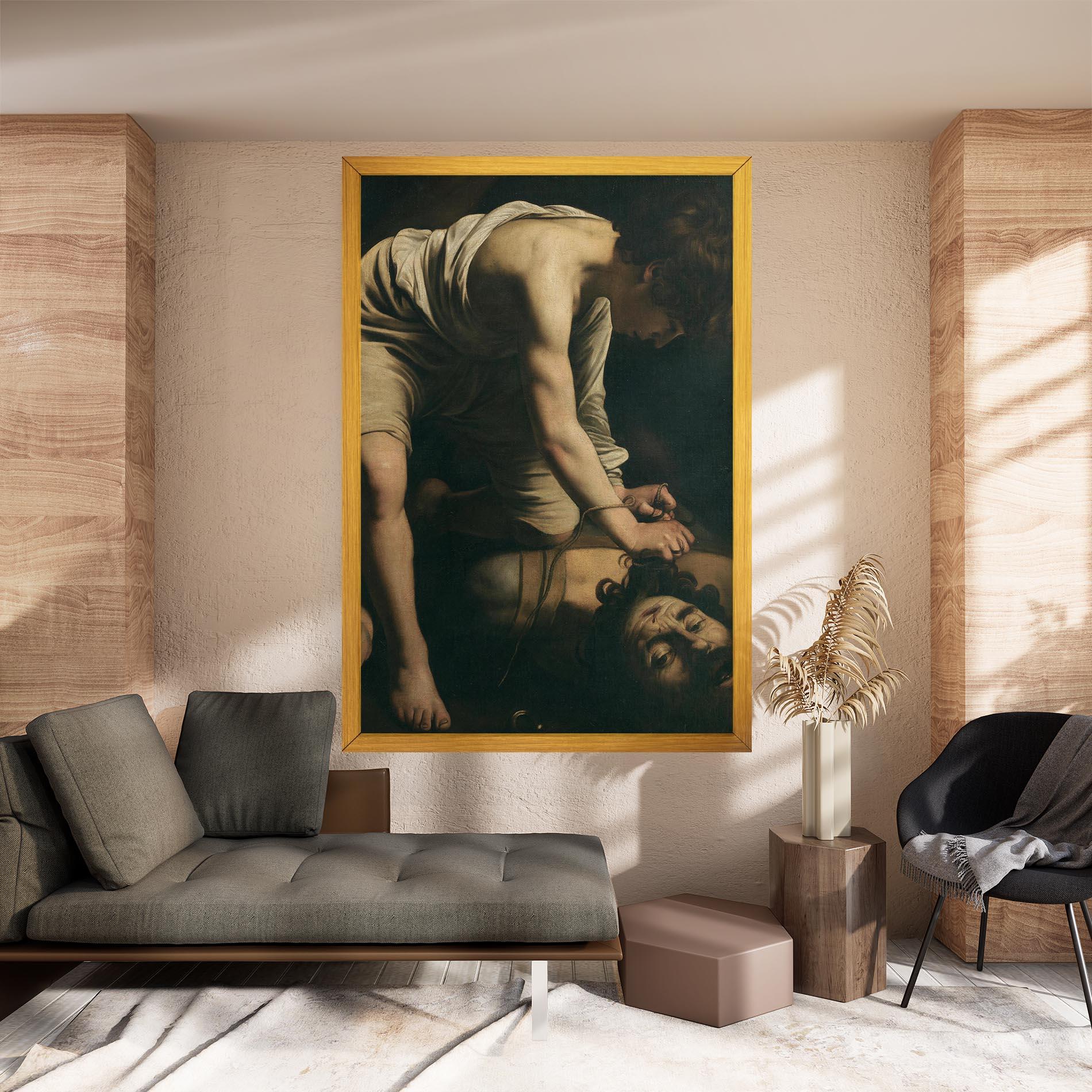 Obraz na Płótnie David And Goliath mockup 8