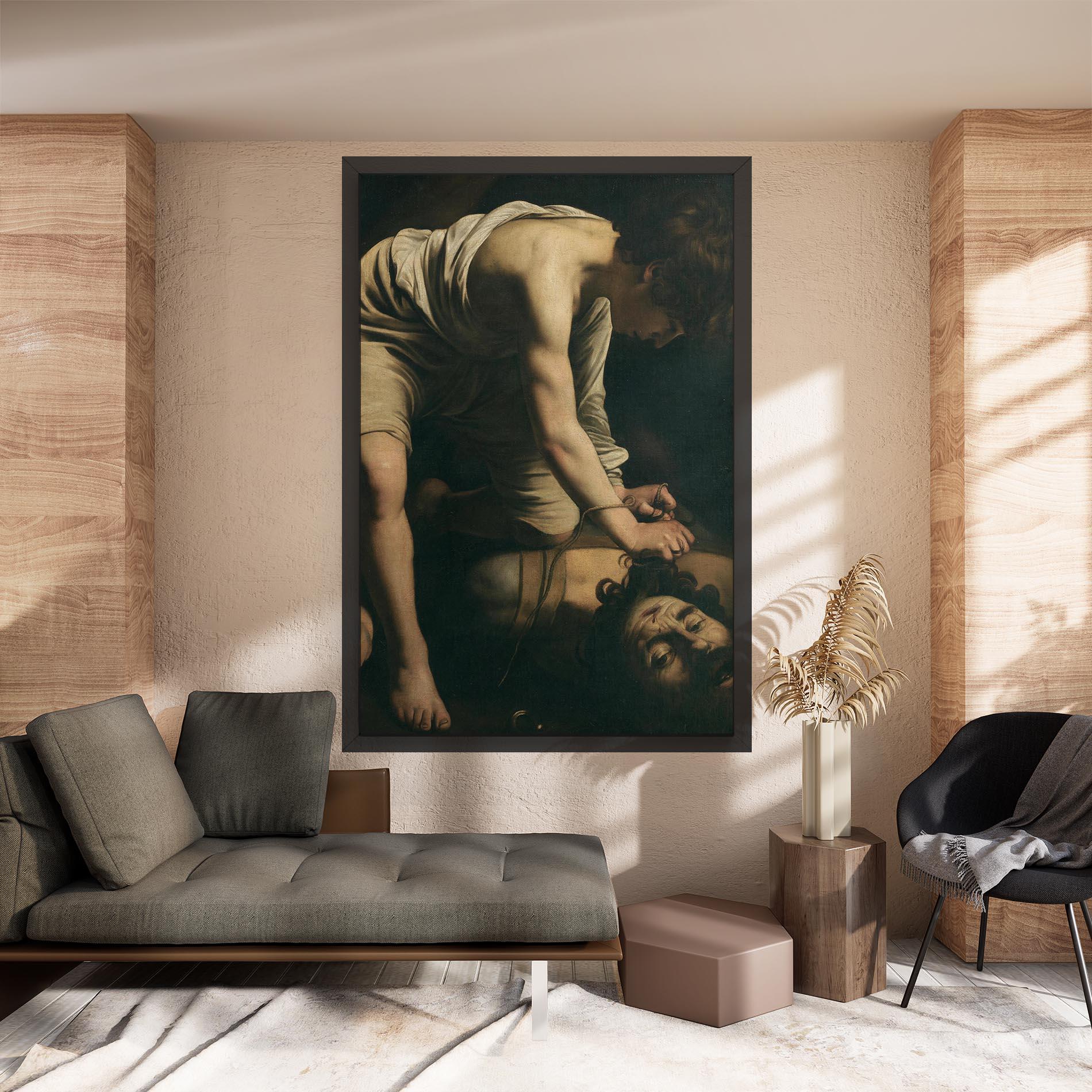 Obraz na Płótnie David And Goliath mockup 8