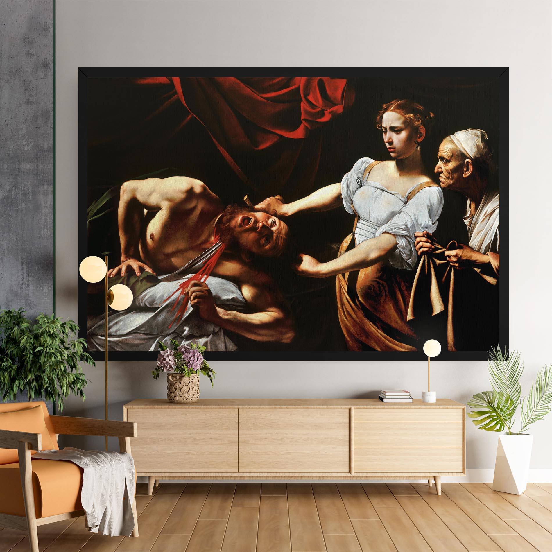 Obraz na Płótnie Judith Beheading mockup 9