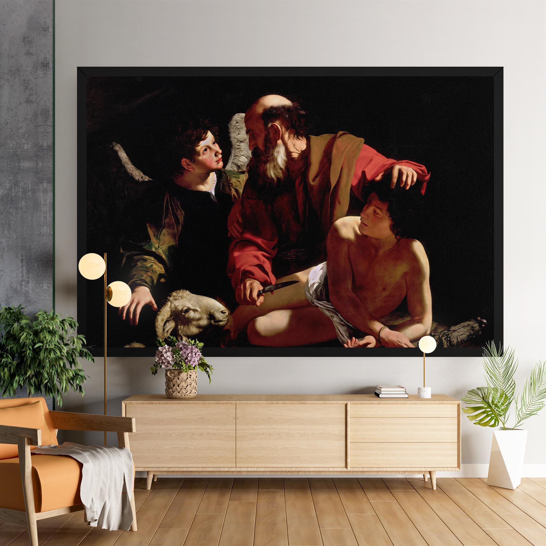 Obraz na Płótnie Sacrifice Of Isaac mockup 9