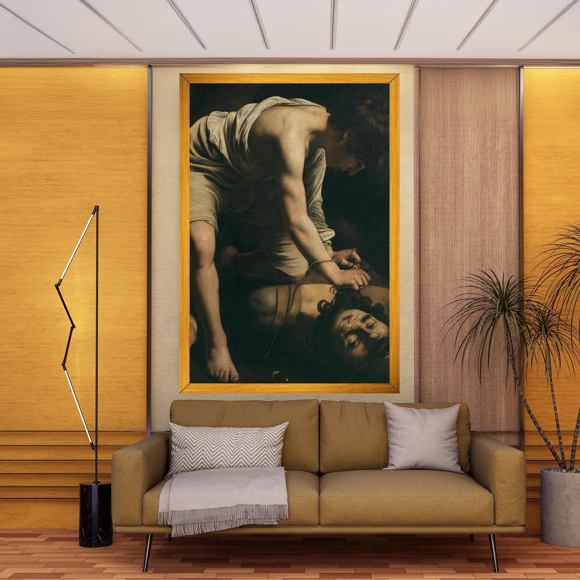 Obraz na Płótnie David And Goliath mockup 9