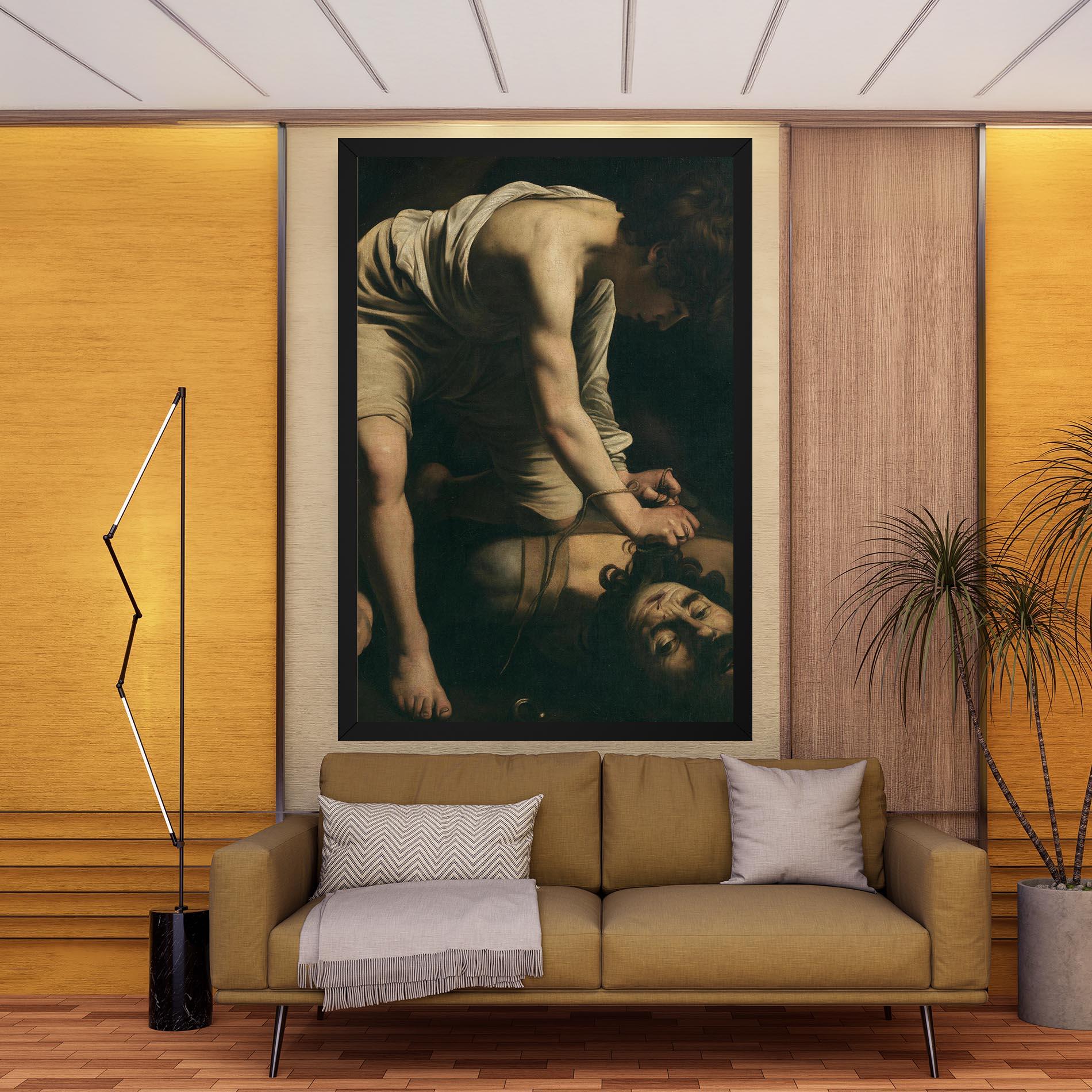 Obraz na Płótnie David And Goliath mockup 9