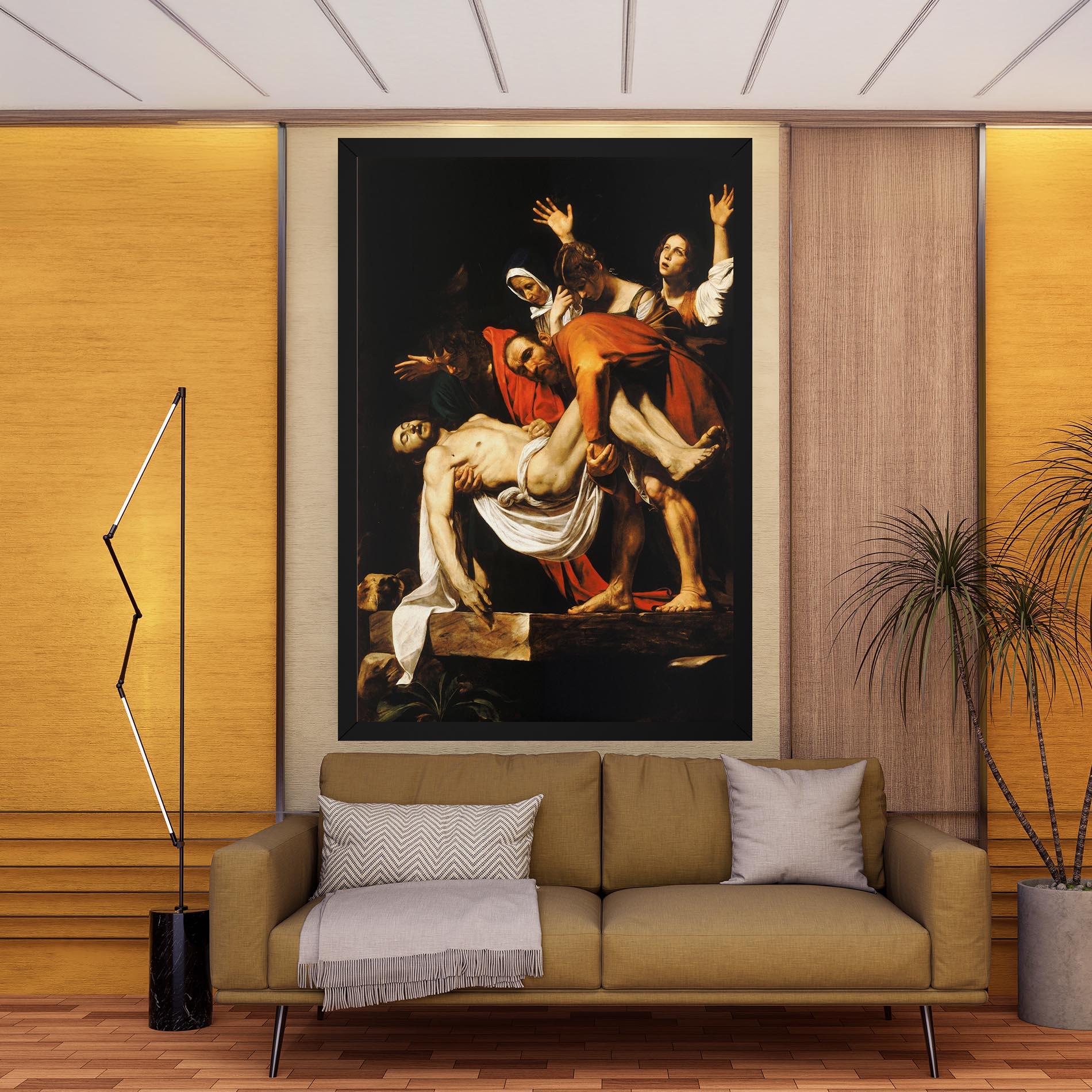 Obraz na Płótnie The Entombment Of Christ mockup 9