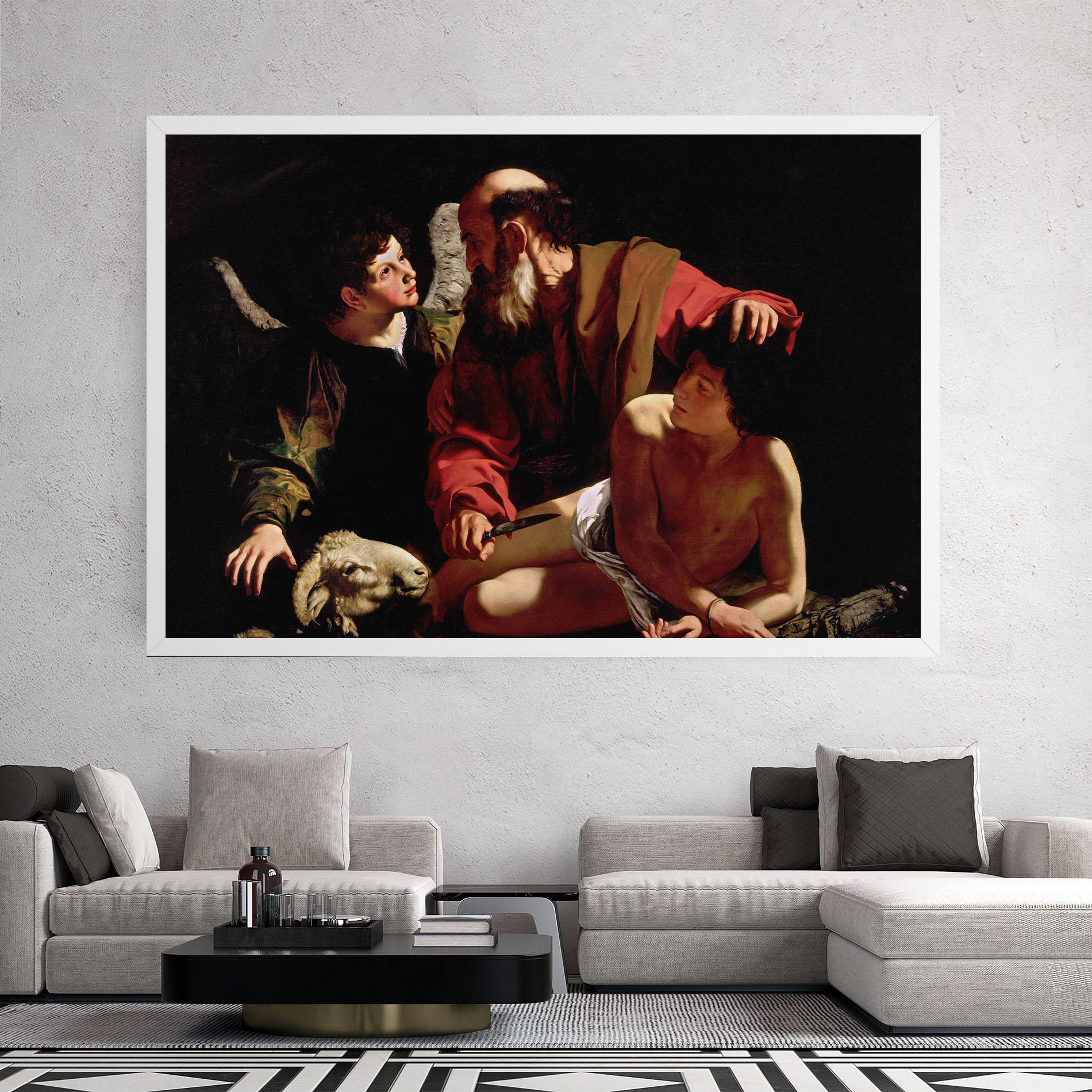 Obraz na Płótnie Sacrifice Of Isaac mockup 2