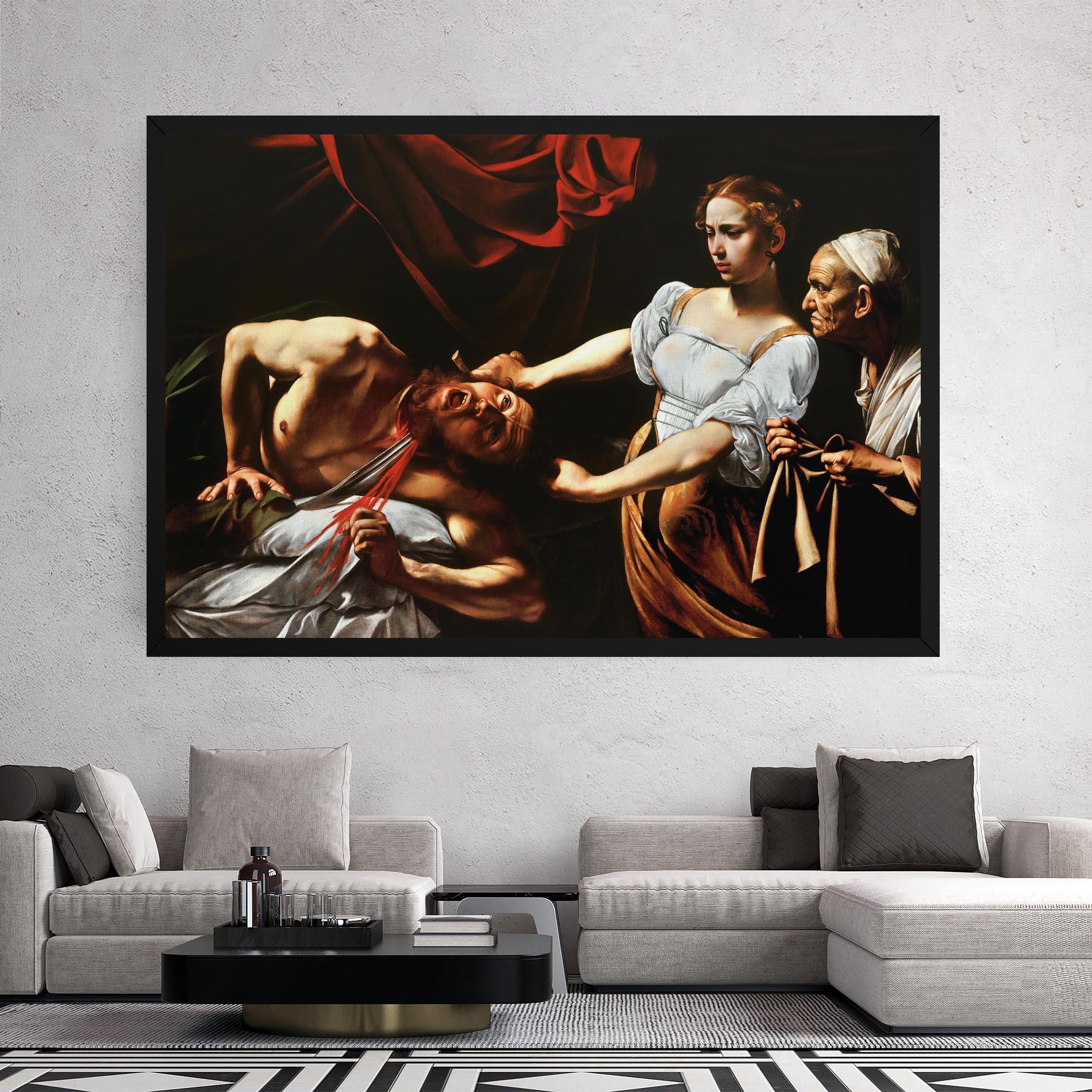 Obraz na Płótnie Judith Beheading mockup 2