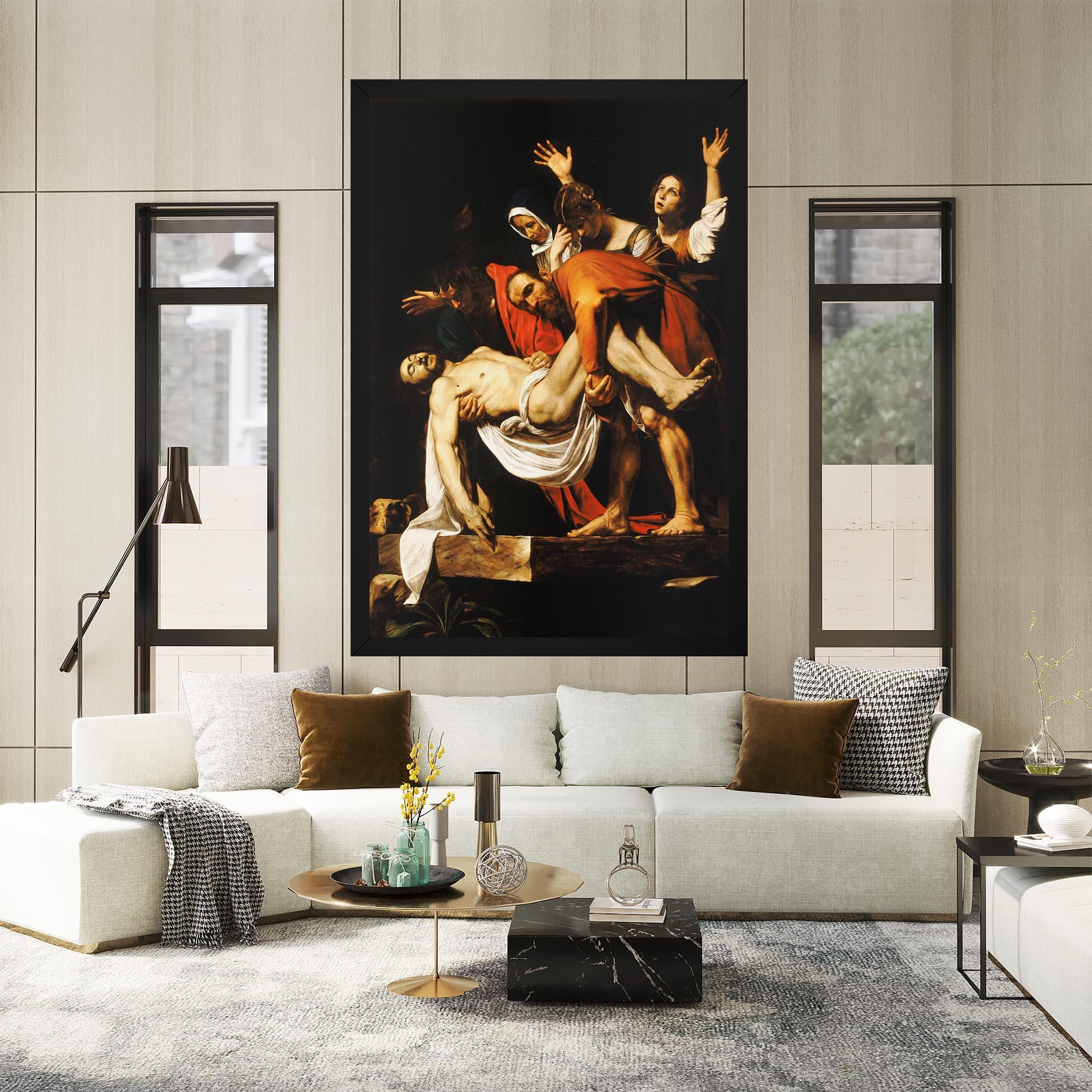 Obraz na Płótnie The Entombment Of Christ mockup 2