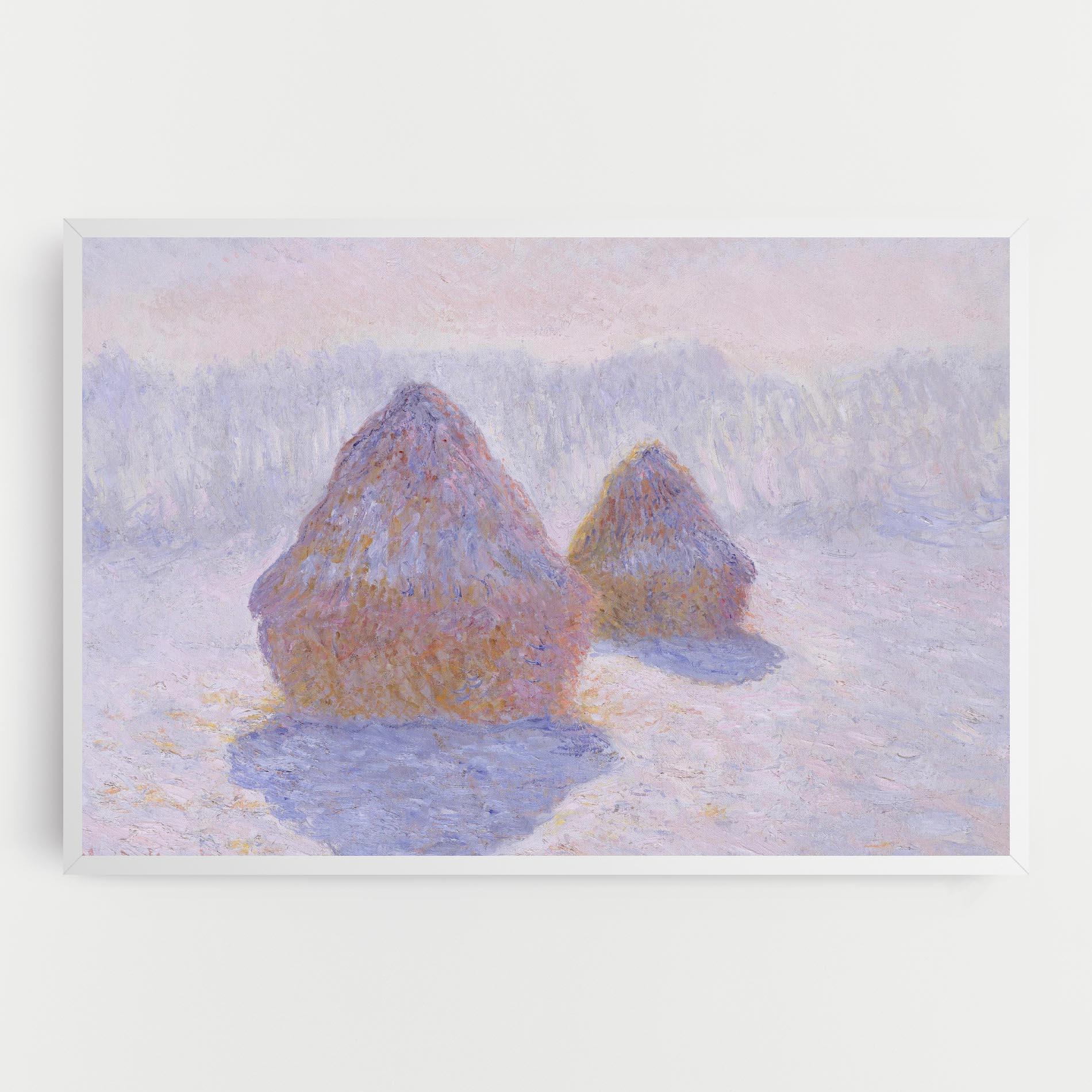 Obraz na Płótnie Haystacks mockup 0