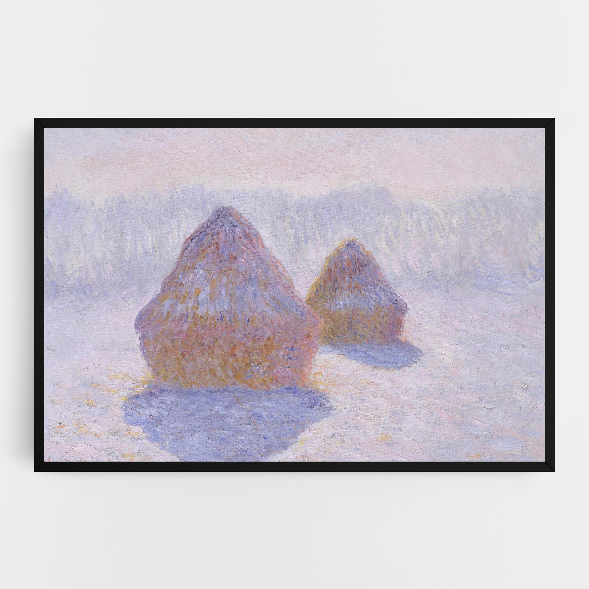 Obraz na Płótnie Haystacks mockup 0