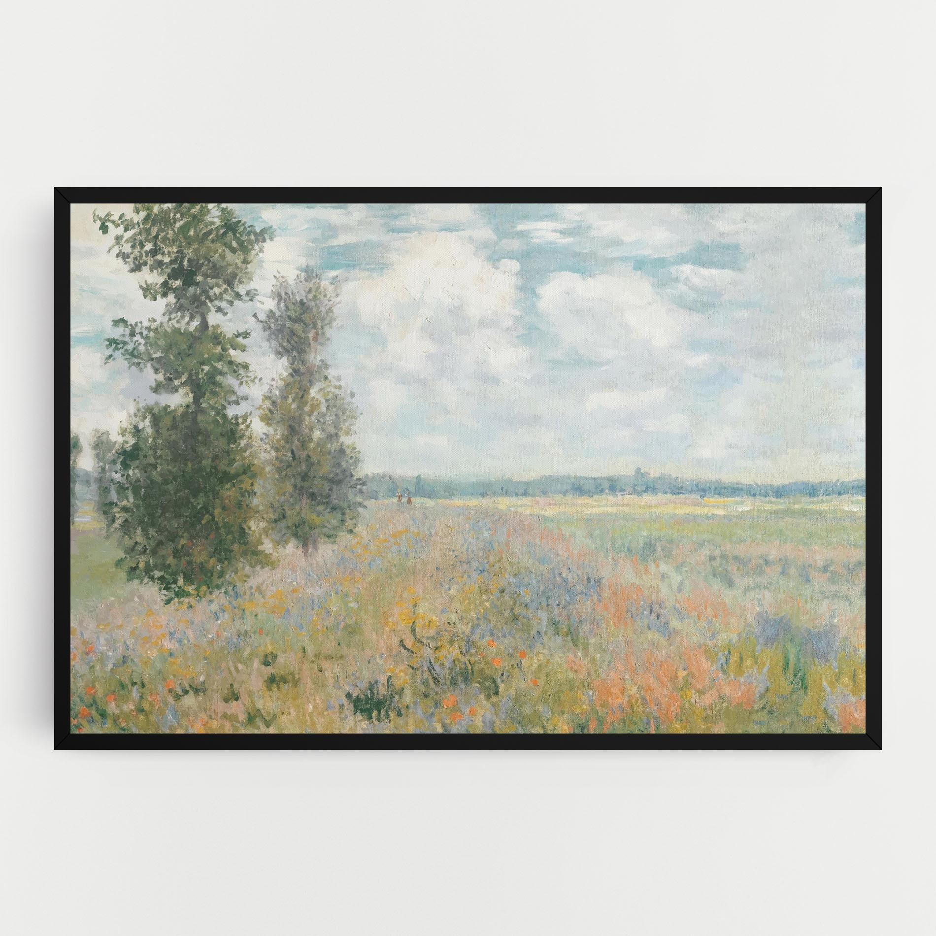 Obraz na Płótnie Monet's Landscape Background mockup 0