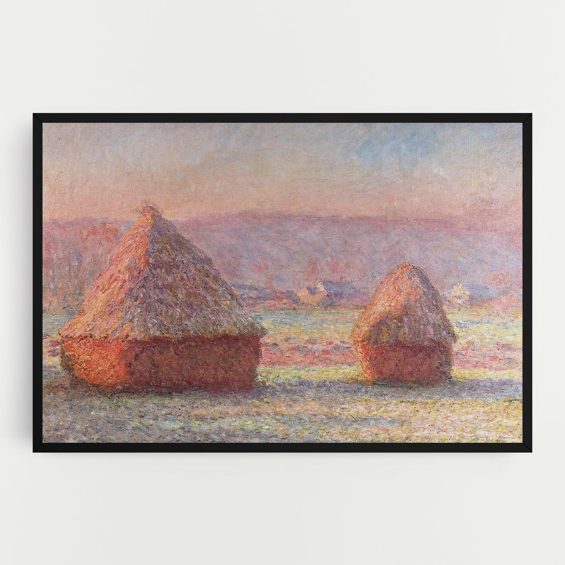 Obraz na Płótnie White Frost mockup 0