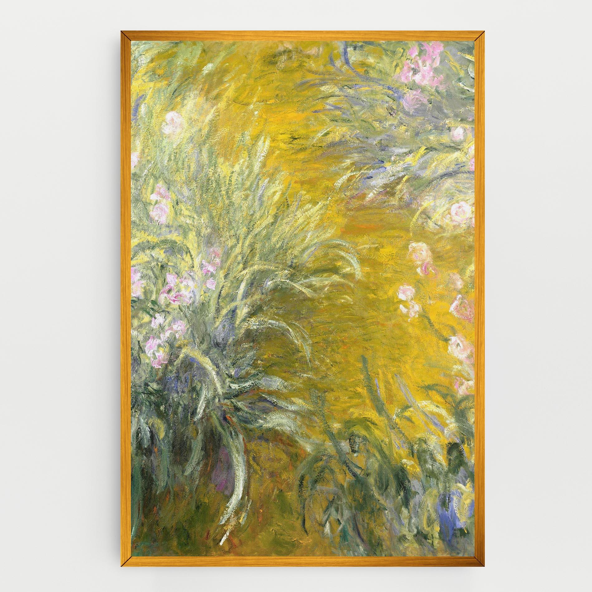 Obraz na Płótnie Path Through The Irises mockup 0