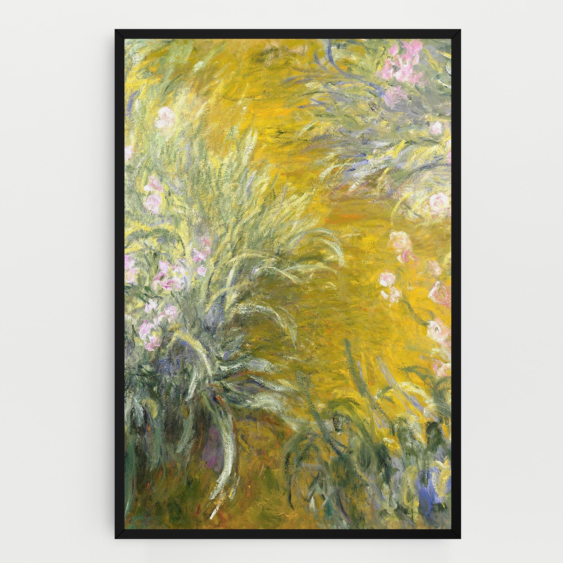 Obraz na Płótnie Path Through The Irises mockup 0