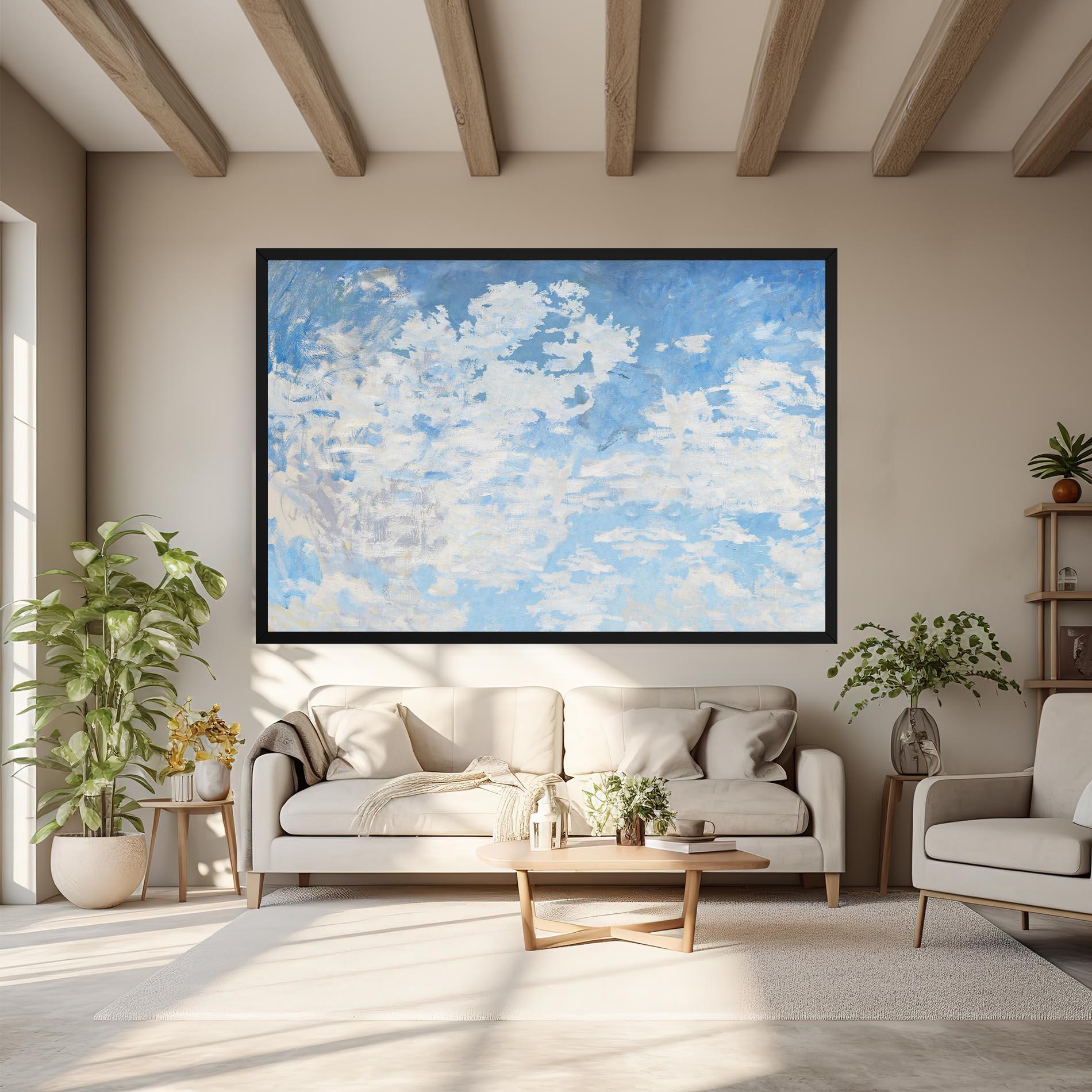 Obraz na Płótnie Clouds Monet mockup 6