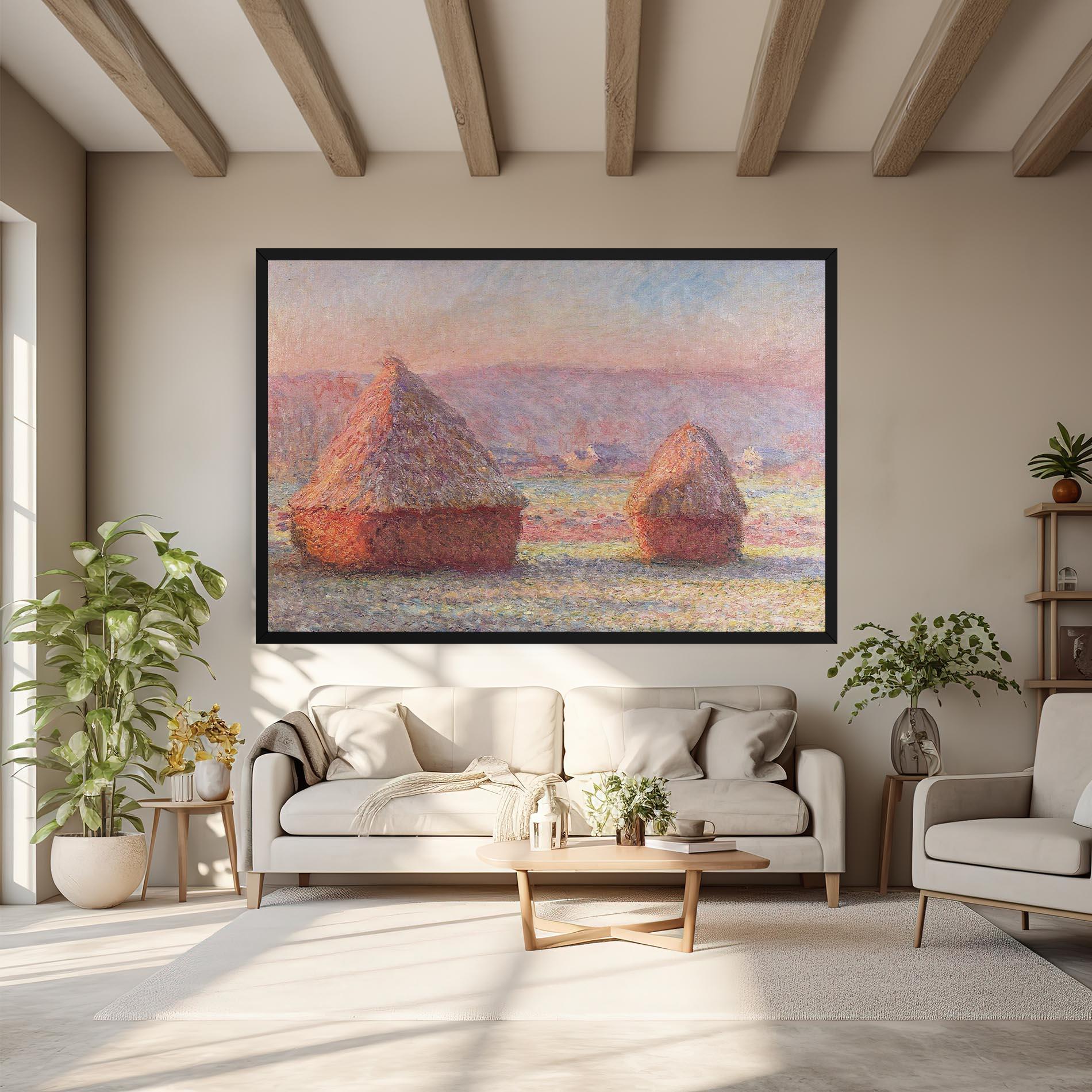 Obraz na Płótnie White Frost mockup 6