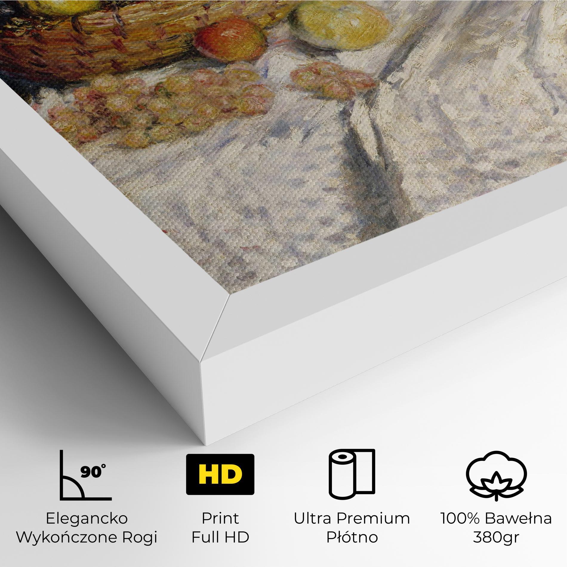 Obraz na Płótnie Apples And Grapes mockup 4