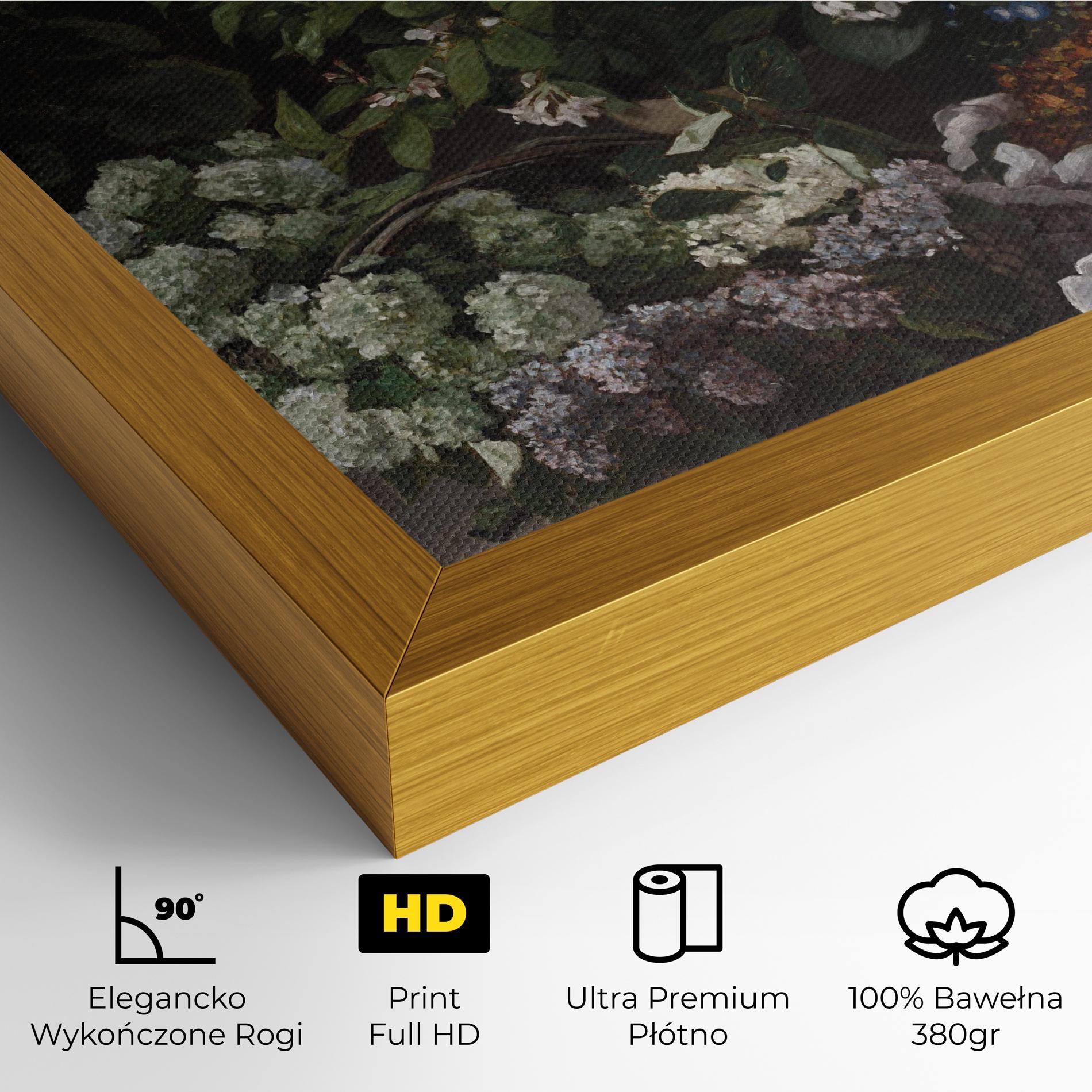 Obraz na Płótnie Spring Flowers Monet mockup 4